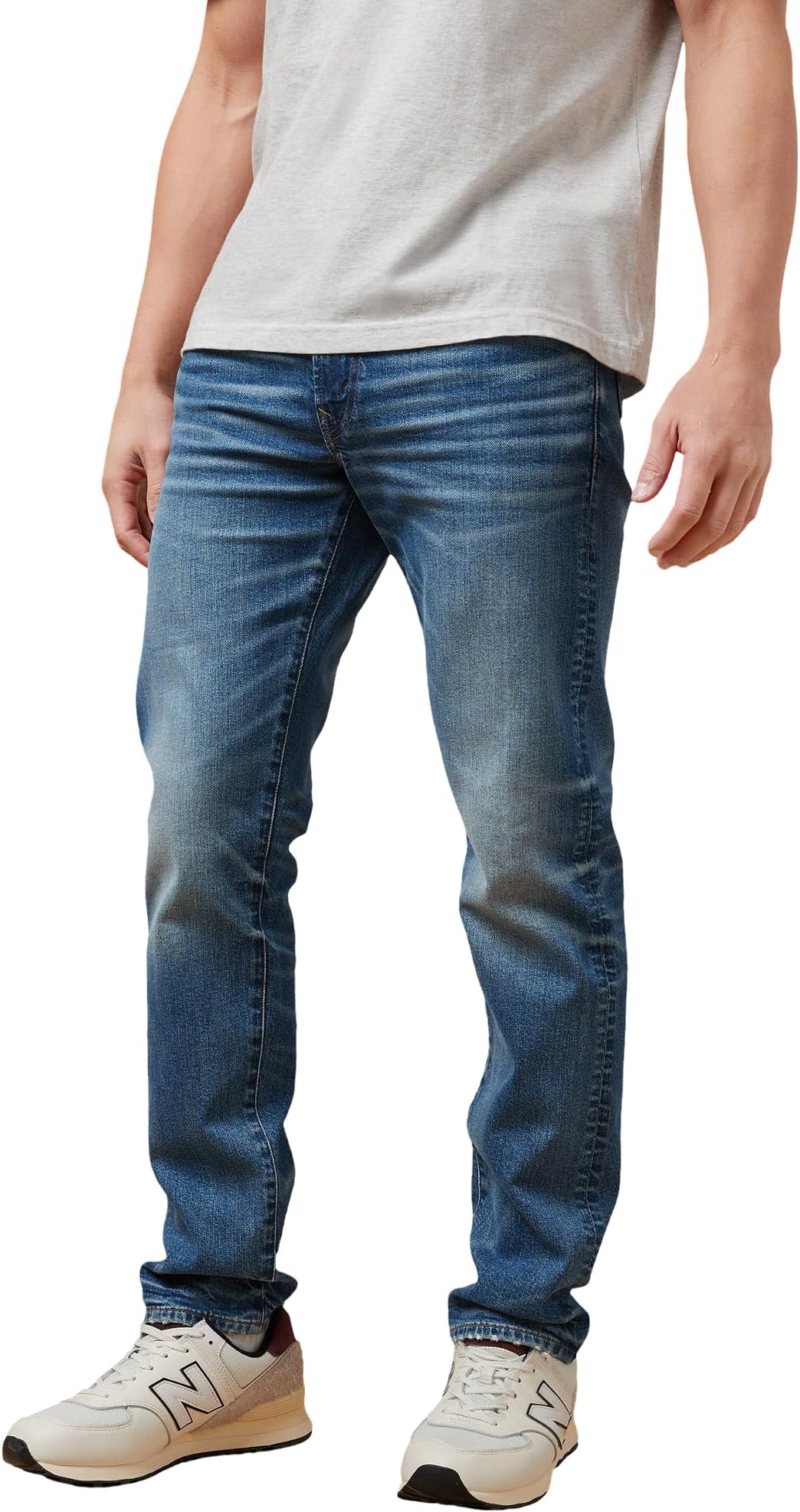 Mens AE Flex Slim Straight Jean Jeans