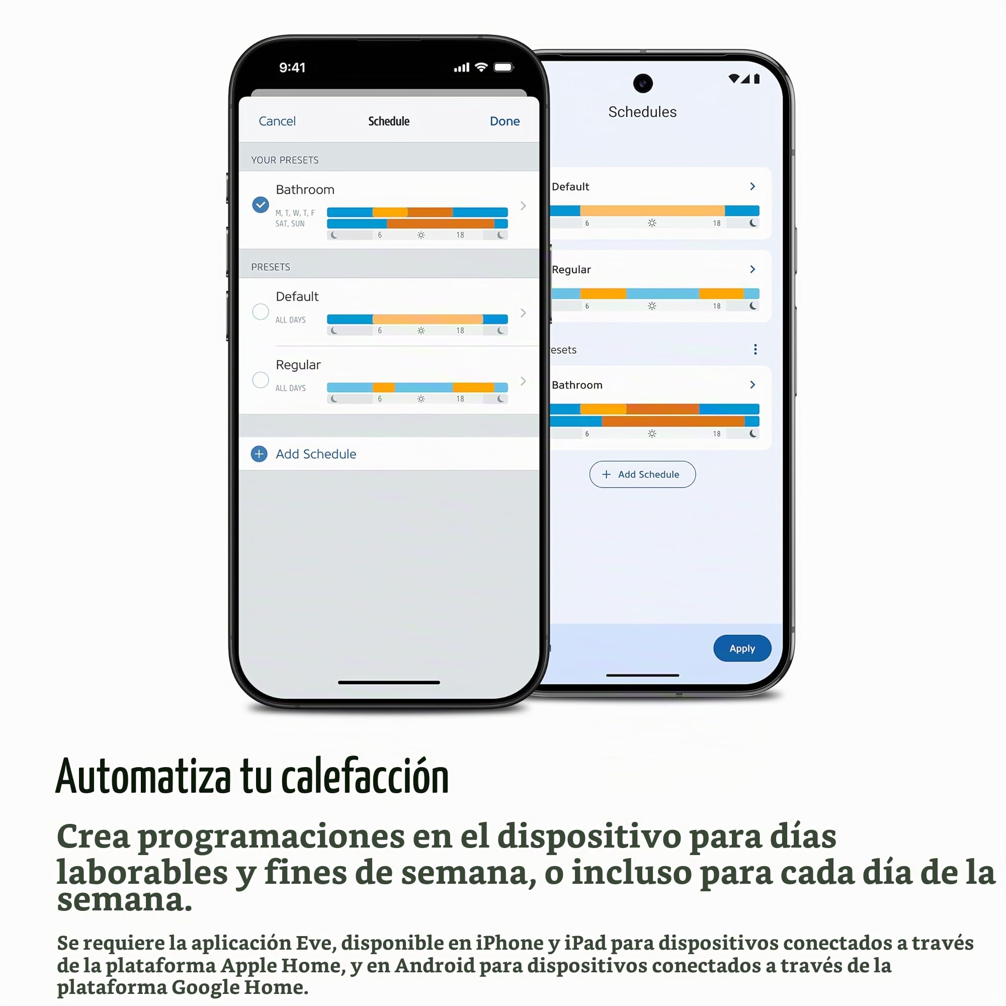 Eve Thermo (Matter, 4ª Gen) Lote de 4: Válvula termostática Inteligente para radiador, Control automático de Temperatura, Apple Home, Alexa, SmartThings, Google Home, req. Router de Borde Thread