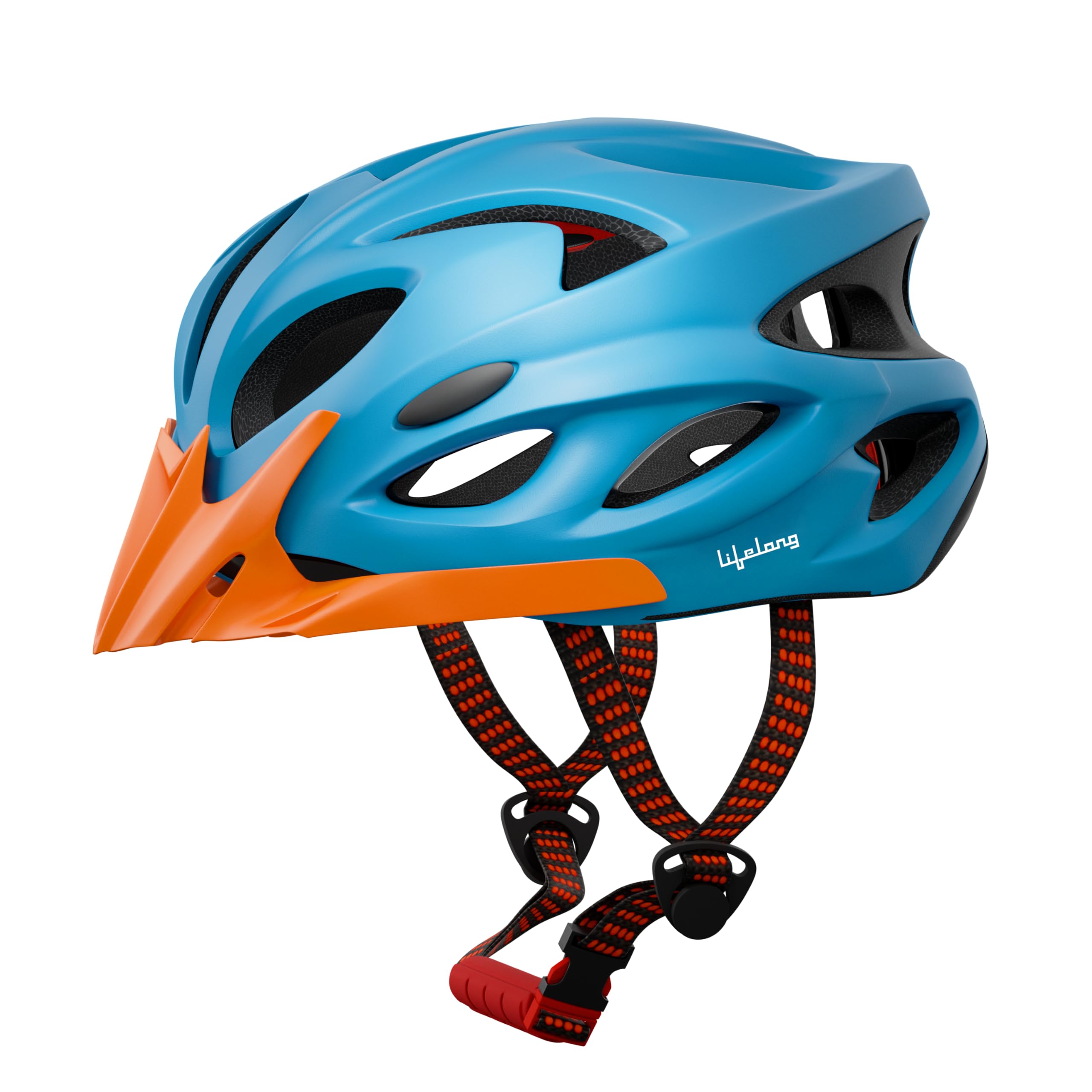 Lifelong Adjustable Cycling Helmet with Detachable Visor|Light Weight Mountain Bike Cycle Helmet|Racing Helmet for Kids, Small, Yellow/Black