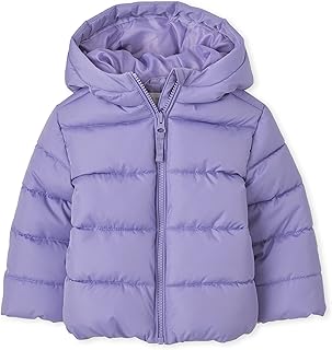 The Children's Place Baby and Toddler Girls' Medium Weight Wind-Resistant, Water-Resistant Puffer Jacket