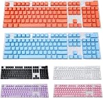 104Pcs/Set Backlit Mechanical Gaming Keyboard Portable Keyboard Gaming/Office White