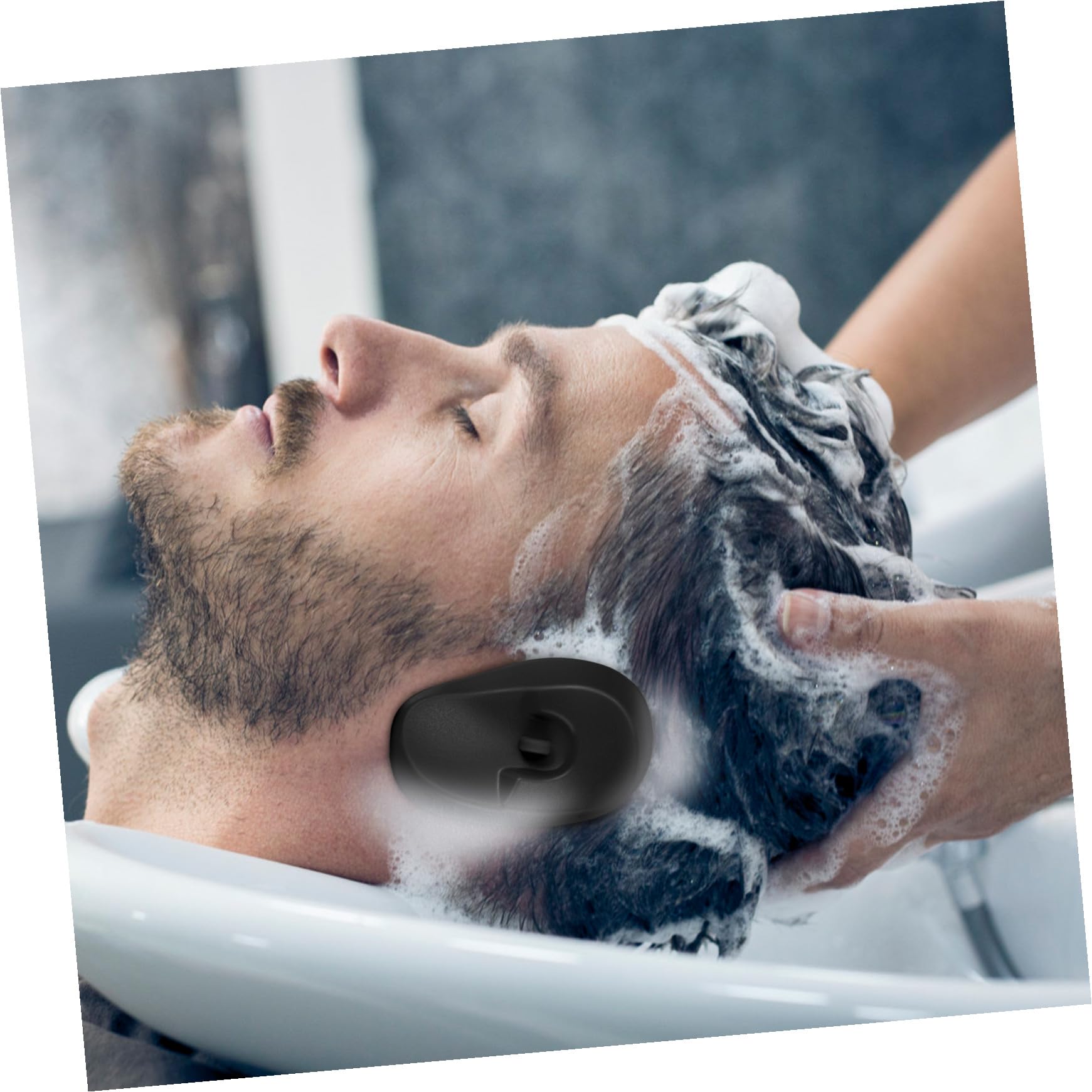 PRETYZOOM Copriorecchie Monouso da Parrucchiere in Silicone 206 Pezzi, Protezione per Orecchie Durante Tintura e Doccia, per Uomo e Donna Uso Casa, Hotel e Salone