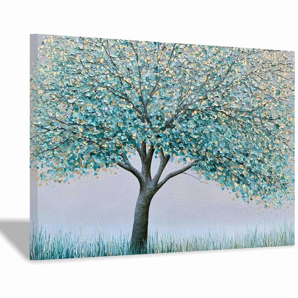 XENIOU Tree Of Life Framed Divine Tree Art art prints, decorative paintings, for Living Room Bedroom Office Home Wall Decor.(Multicolor)-70x100cm Framed