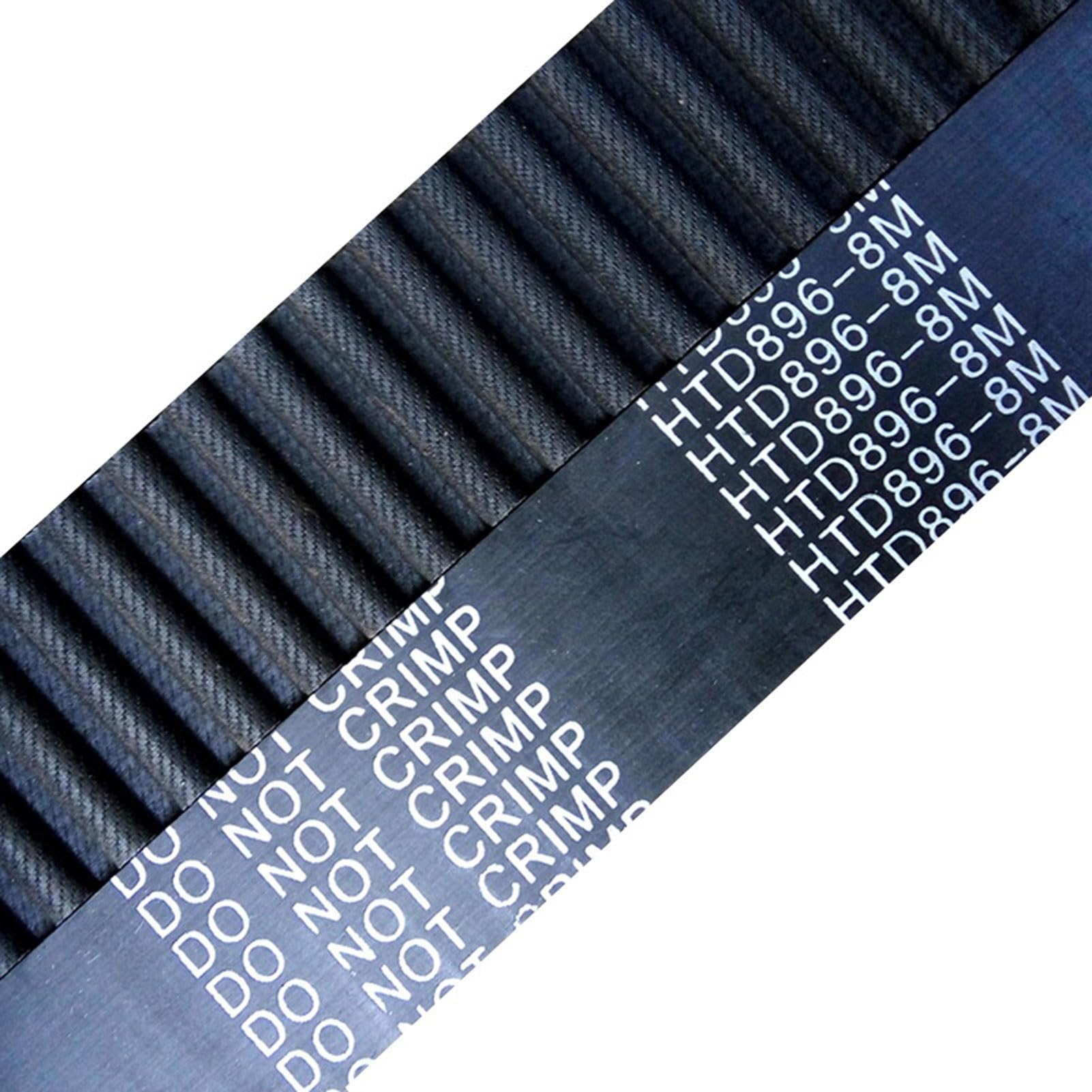 Courroie Synchrone HTD8M 1280 Mm – Largeur 20-30 Mm, 160 Dents, Caoutchouc Néoprène, Pour Transmission