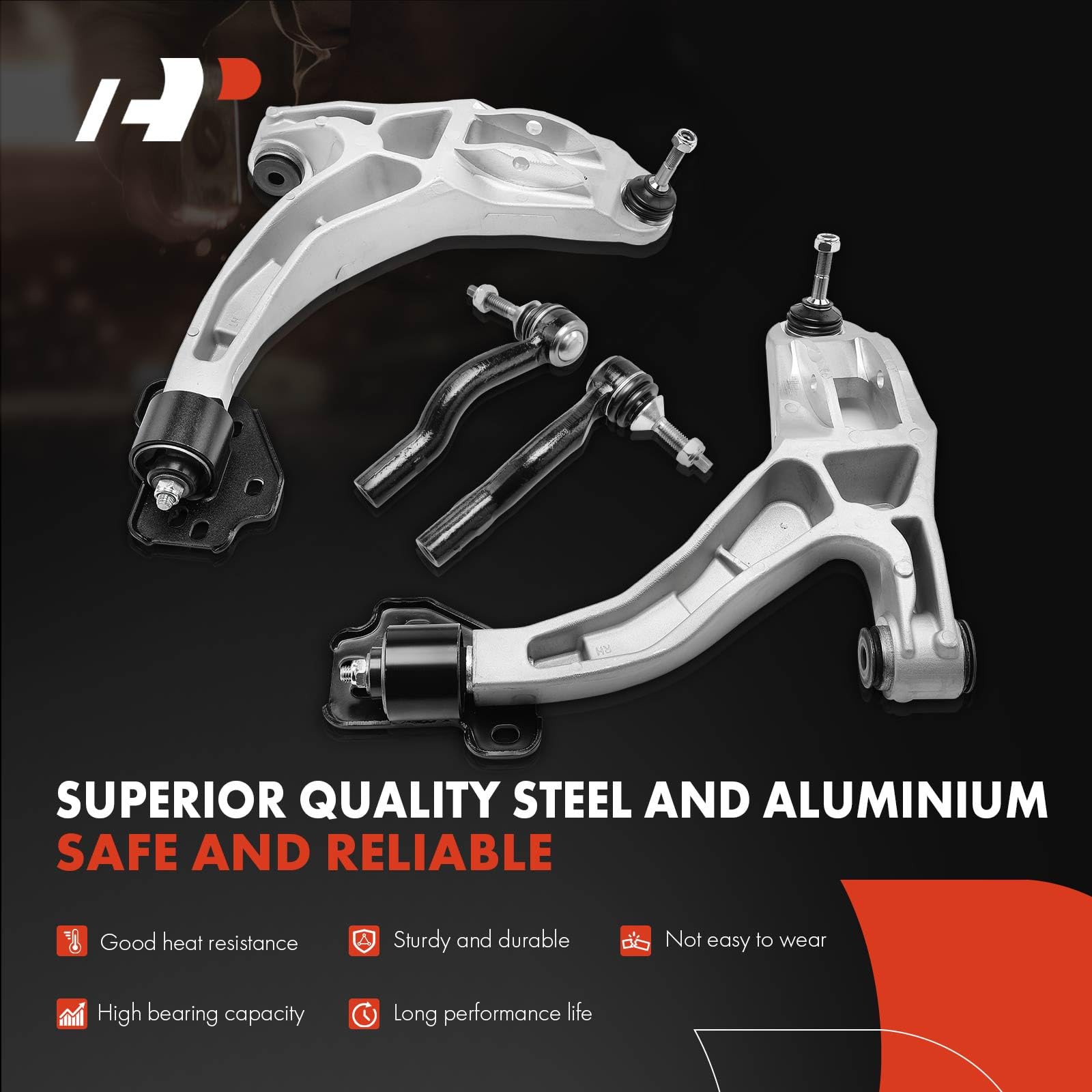 Detroit Axle - Front 12pc Control Arms Kit For Ford Crown Victoria Lincoln Town Car Mercury Grand Marquis Mar