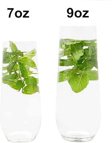 Miniatura 3 de Youngever Paquete de 16 copas de champán inastillables (7 onzas), copas de champán de plástico, vasos de champán reciclables, sin tallo, vasos de