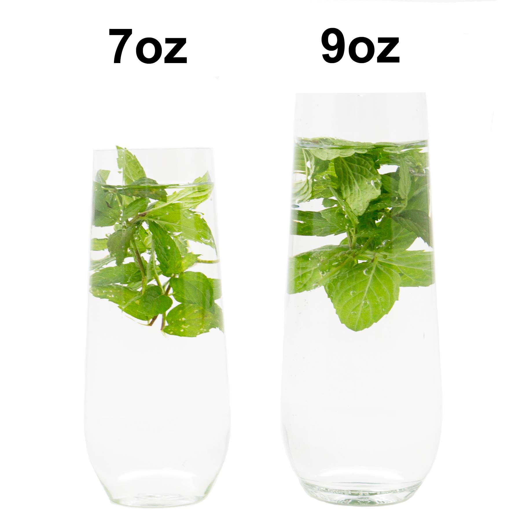 Youngever 16 Paquetes 200ML Copas de Champán Irrompibles, Copas de Champán de Plástico