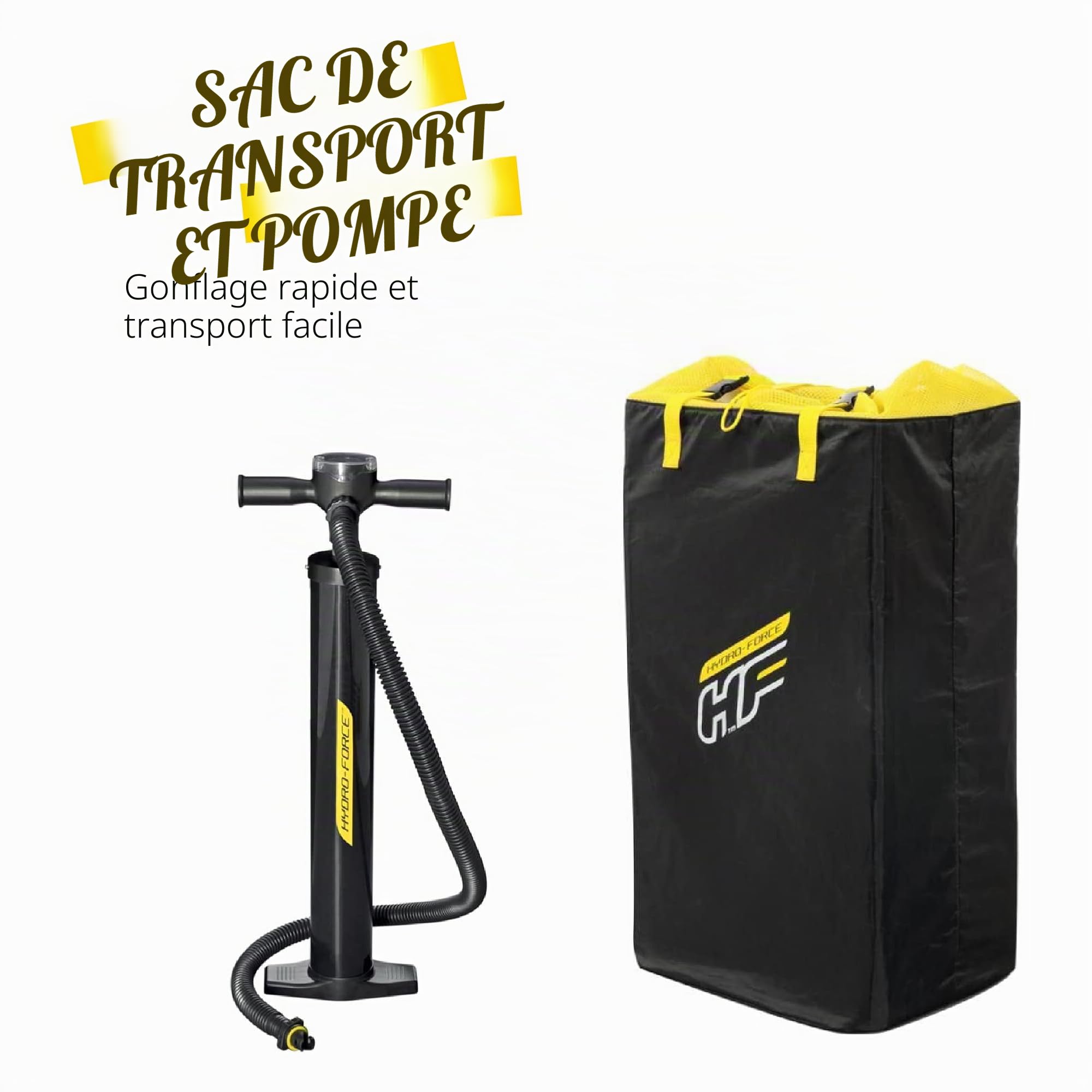 Bestway SUP gonflable Hydro Force Compact Surf 8 243x57x7 cm
