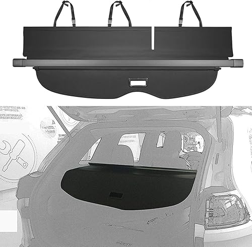 Cubierta de carga para maletero para Jeep Grand Cherokee 2011 2012 2013 2014 2015 2016 2017 2018 2019 2020 2021 retráctil para maletero trasero de