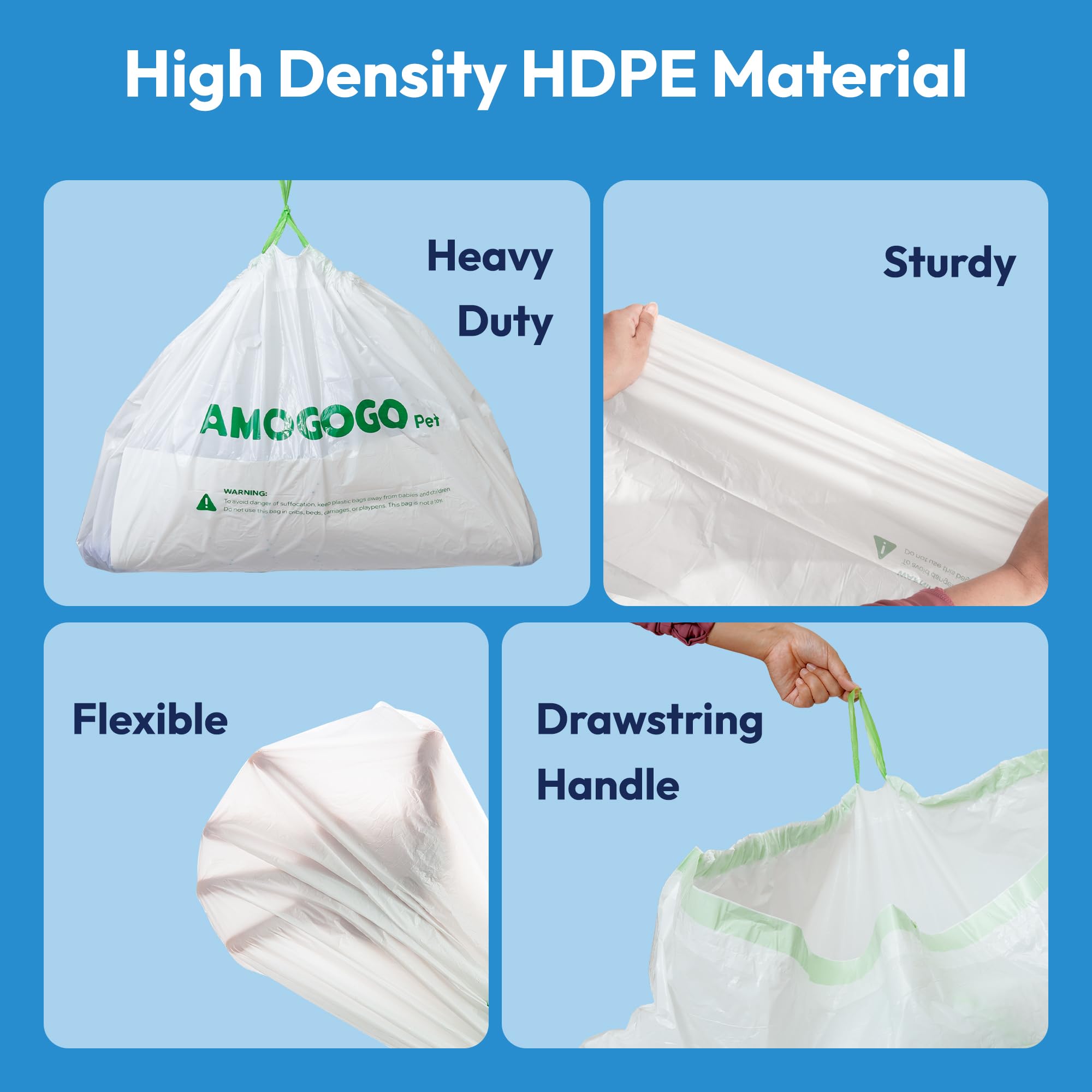 Paquete de 20 bolsas de arena para gatos, compatibles con el recambio de bandeja de arena de cristal PetSafe, con cartón antiarañazos, resistente, a prueba de fugas, forro grueso con