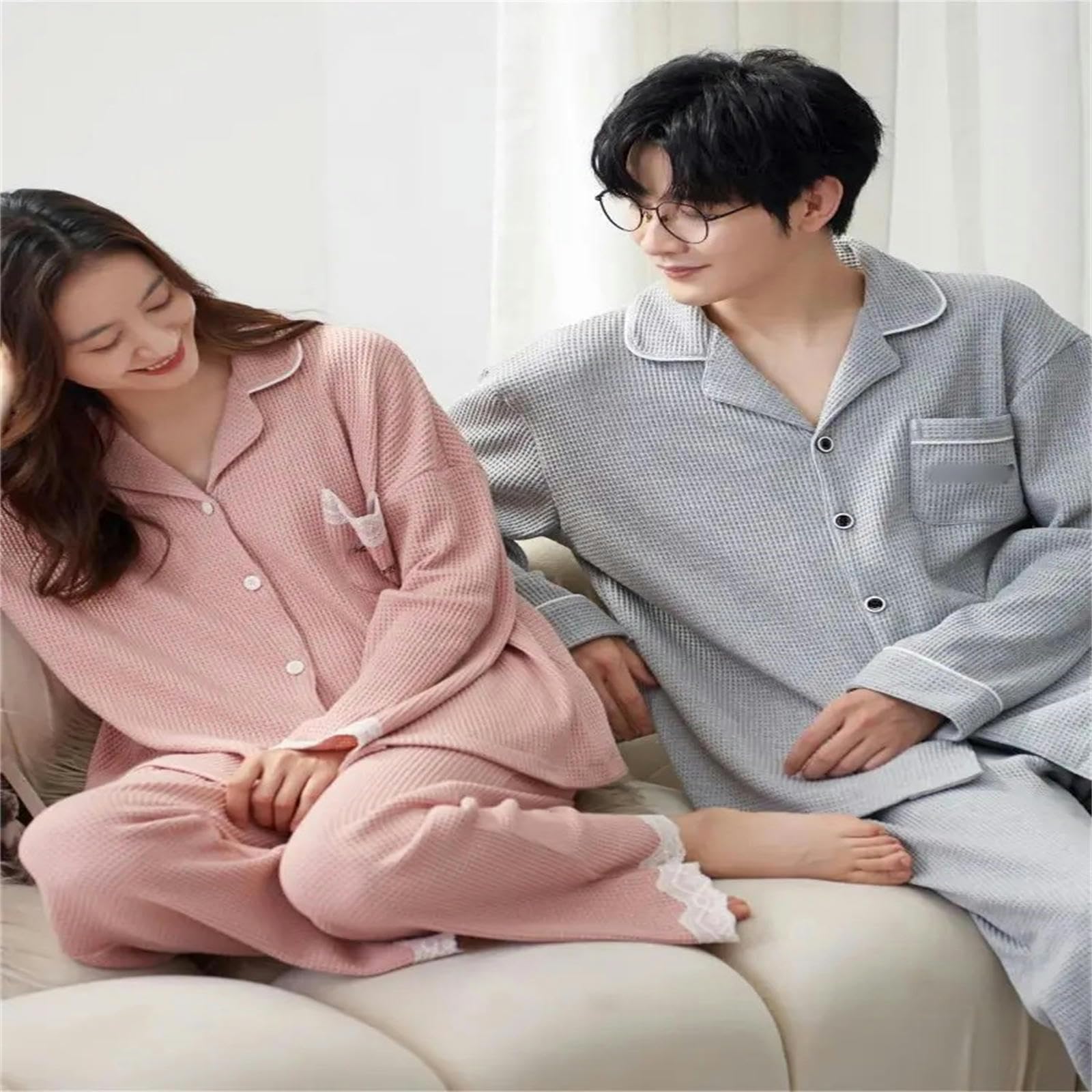 Pigiama 2 Set Pigiama Donna Pigiama Donna Cotone Pigiama Pigiama Donna Loungewear Set Biancheria Intima Uomini Nightie