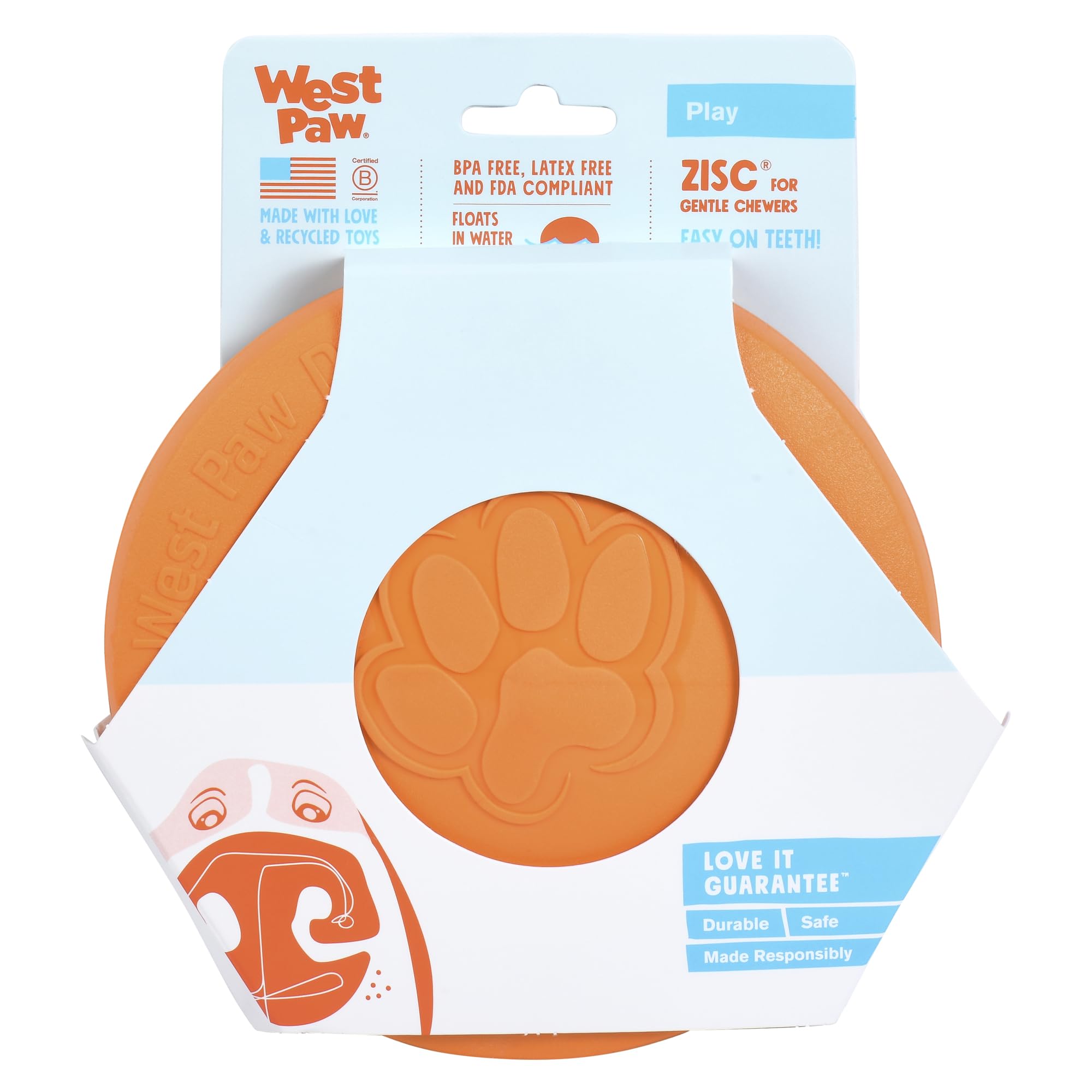 Zogoflex Ovest Zampa Design Toy Dog Zisc