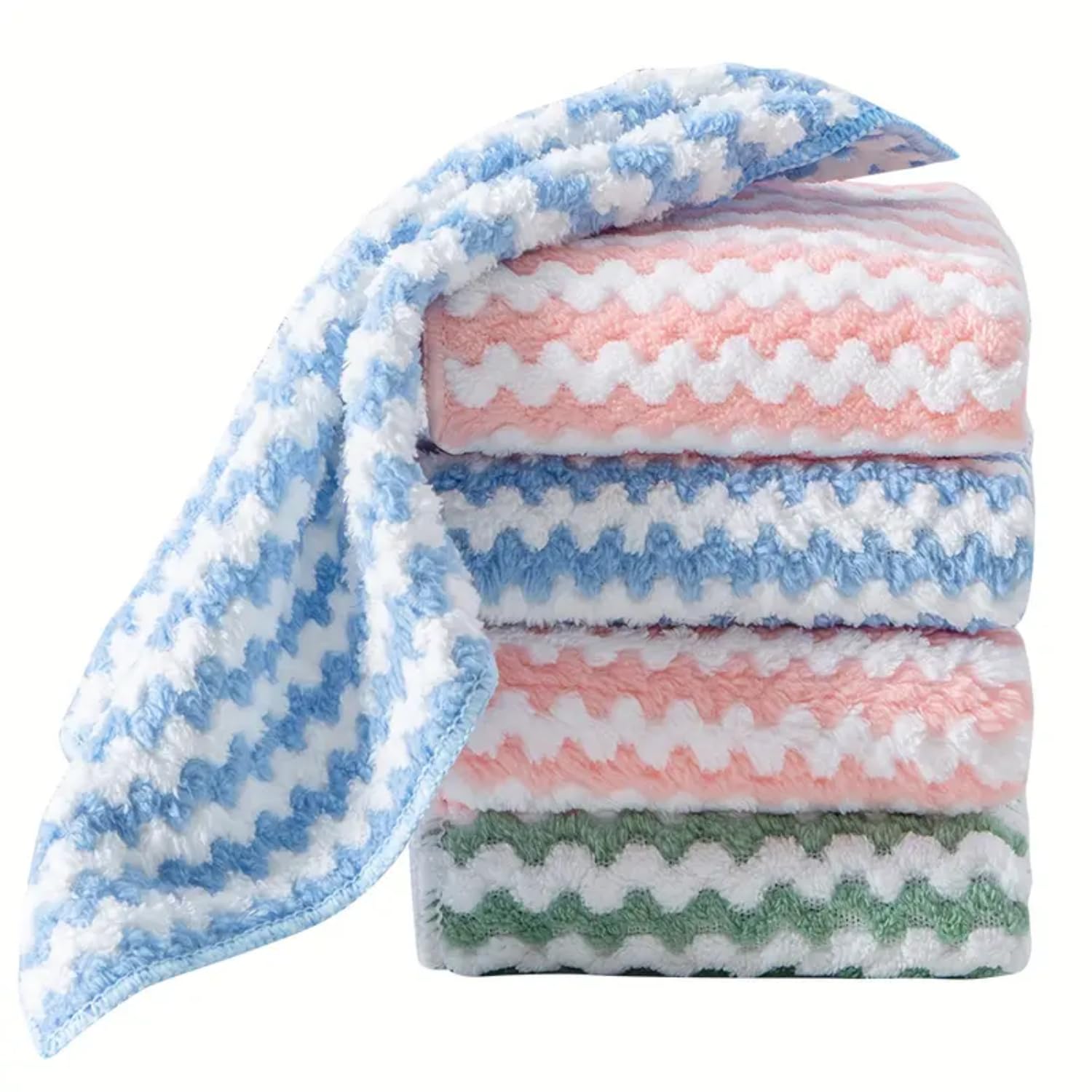 MILDIV Kitchen Cleaning Napkin, Dish Cleaning Cloth, Soft Absorbent Dishwashing Towel, Microfiber Cleaning Napkin for Kitchen, Household Essentials, Household Cleaning Tools (Pack of 4) (B0D4VW9YD4) Amazon Price History, Amazon Price Tracker