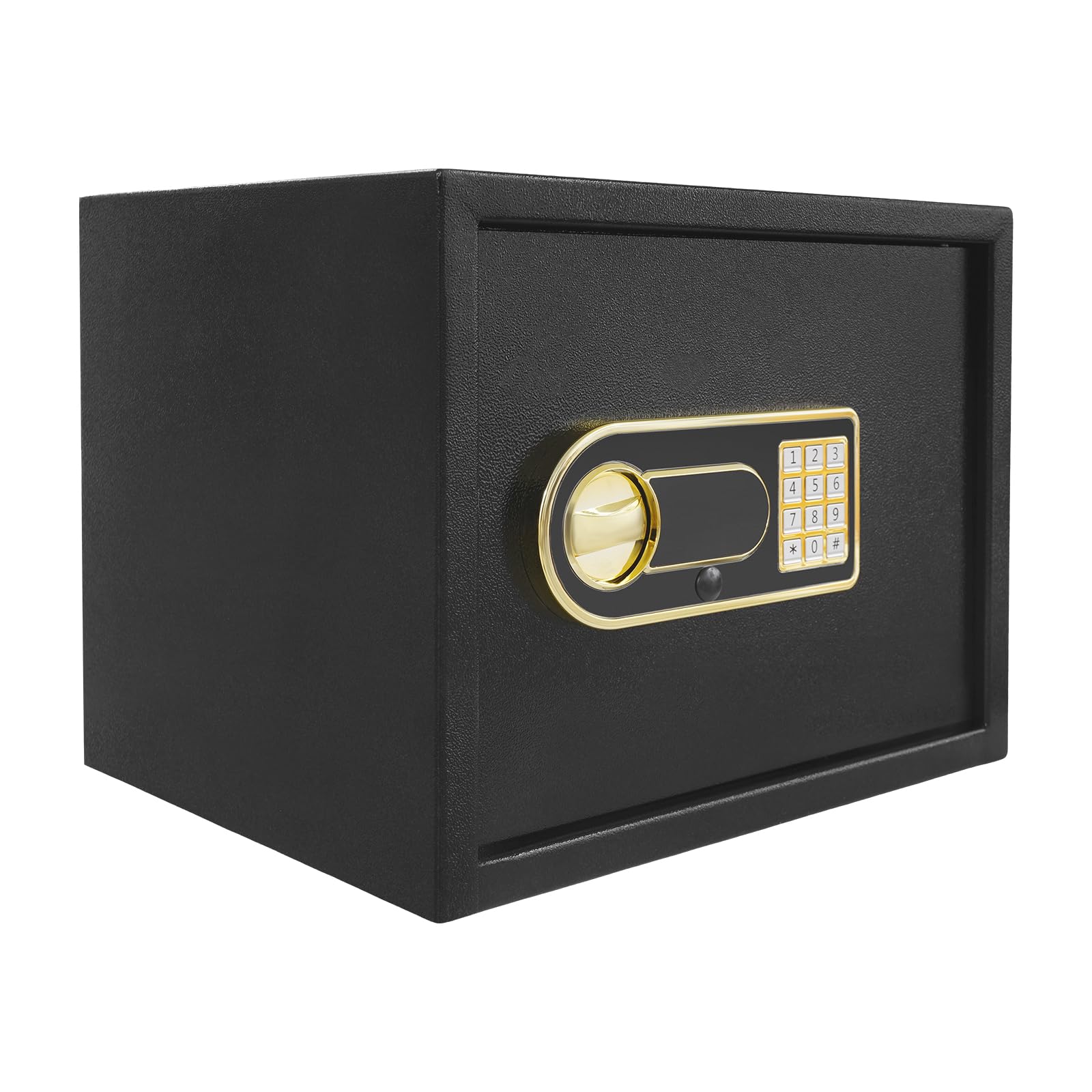 Cassaforte da 30 l, cassaforte ignifuga con serratura a combinazione, sistema di allarme e portafoglio ignifugo, cassaforte per mobili, cassaforte per munizioni, armi, contanti, gioielli, documenti A4