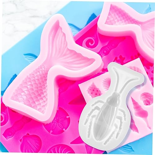 Miniatura 7 de Molde para pastel de resina, molde de silicona para gomitas, plantillas de molde de chocolate de silicona para manualidades, molde de caramelo para