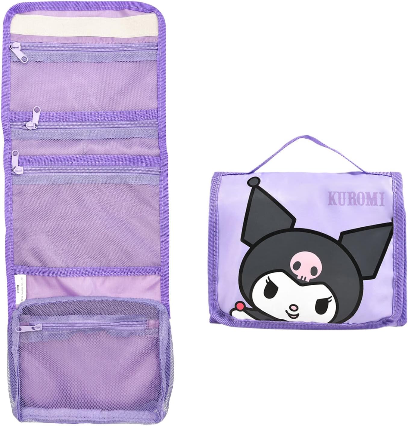Dyceeyisi Cute Hanging Toiletry Bag, Purple Toiletry Bag