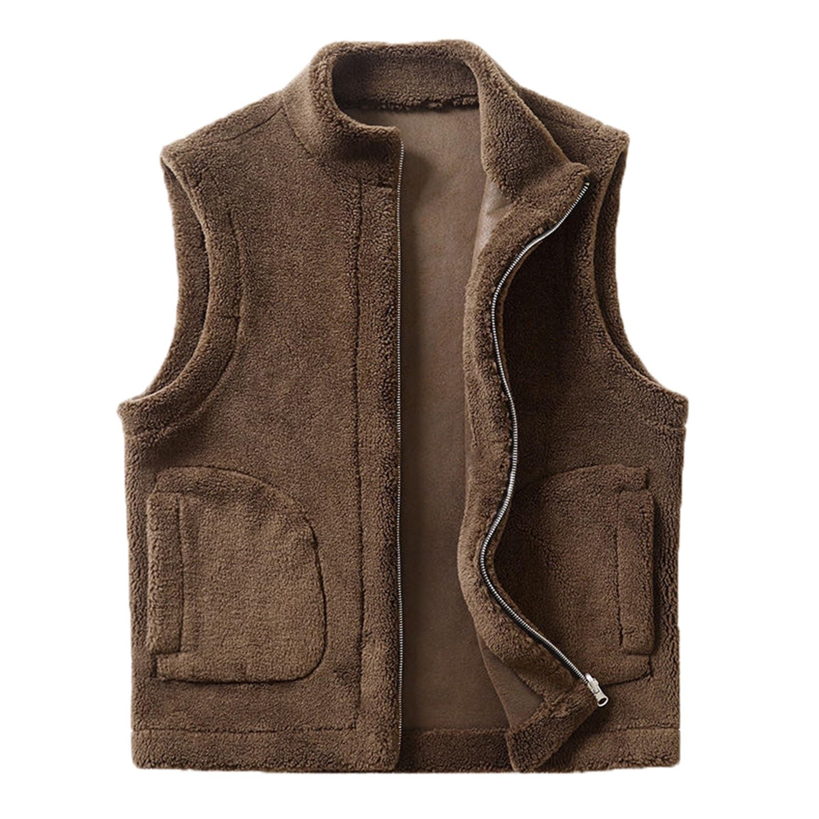 Gilet Imbottito Uomo Invernale Nero, Gilet Uomo Piumino, Giacca Smanicato Casual Con Tasche a Cerniera Giubbotto Senza Maniche Per Escursionismo Termica In Piumino Protegge Da Freddo E Pioggia