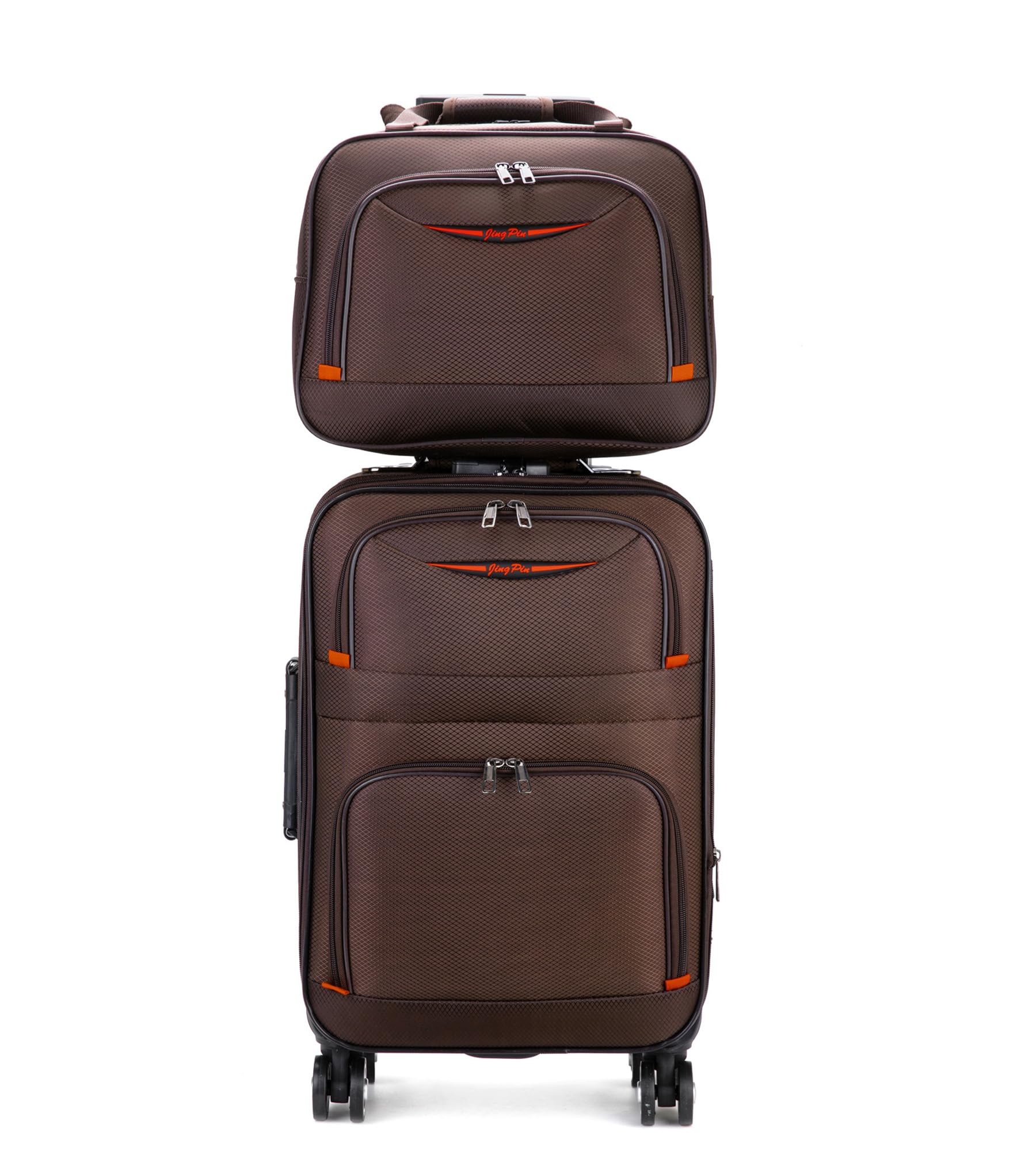 feilario 2 pcs Expandable Oxford Business Luggage Set with Travel Bag