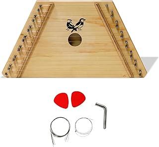 Trademark Innovations Mini Harp - Wooden Zither Lap Harp