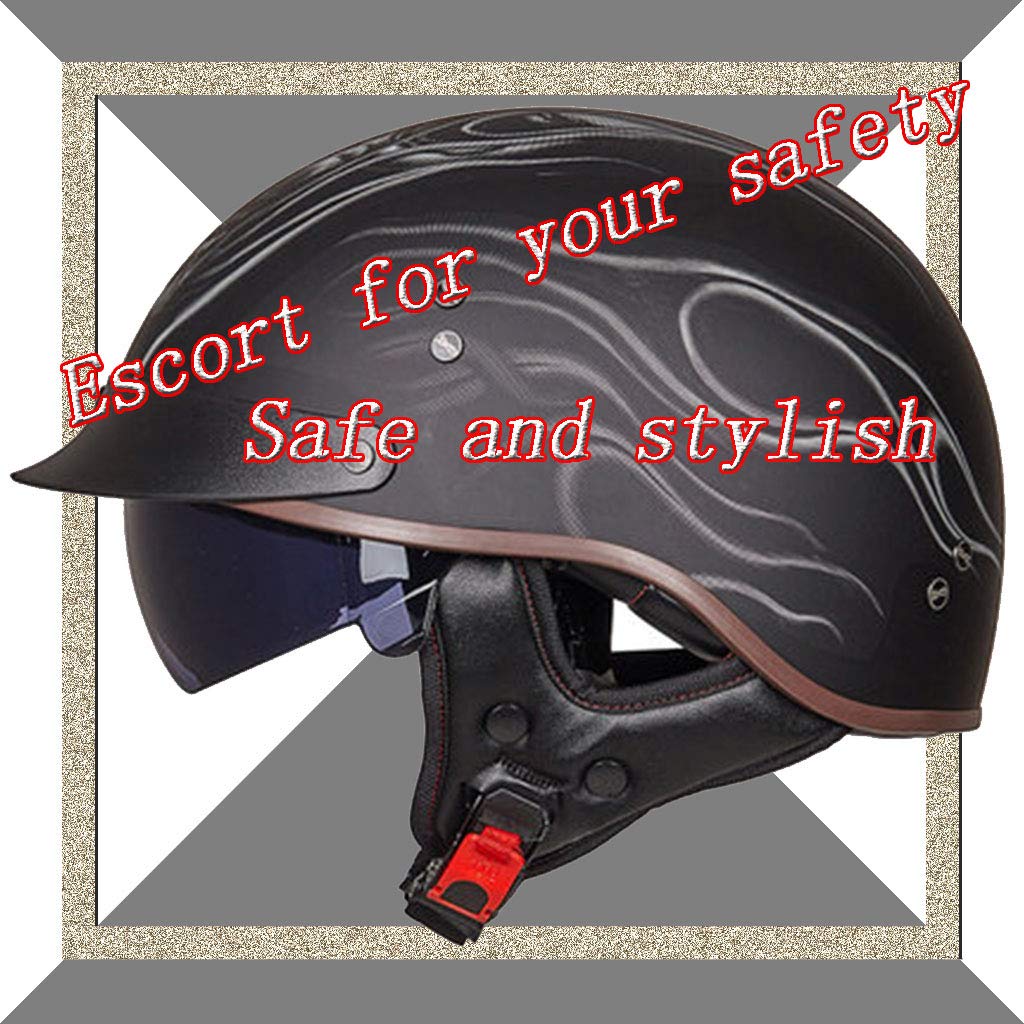 Casque moto anti-buée WUTONG avec écran coupe-vent et coque anti-rayures