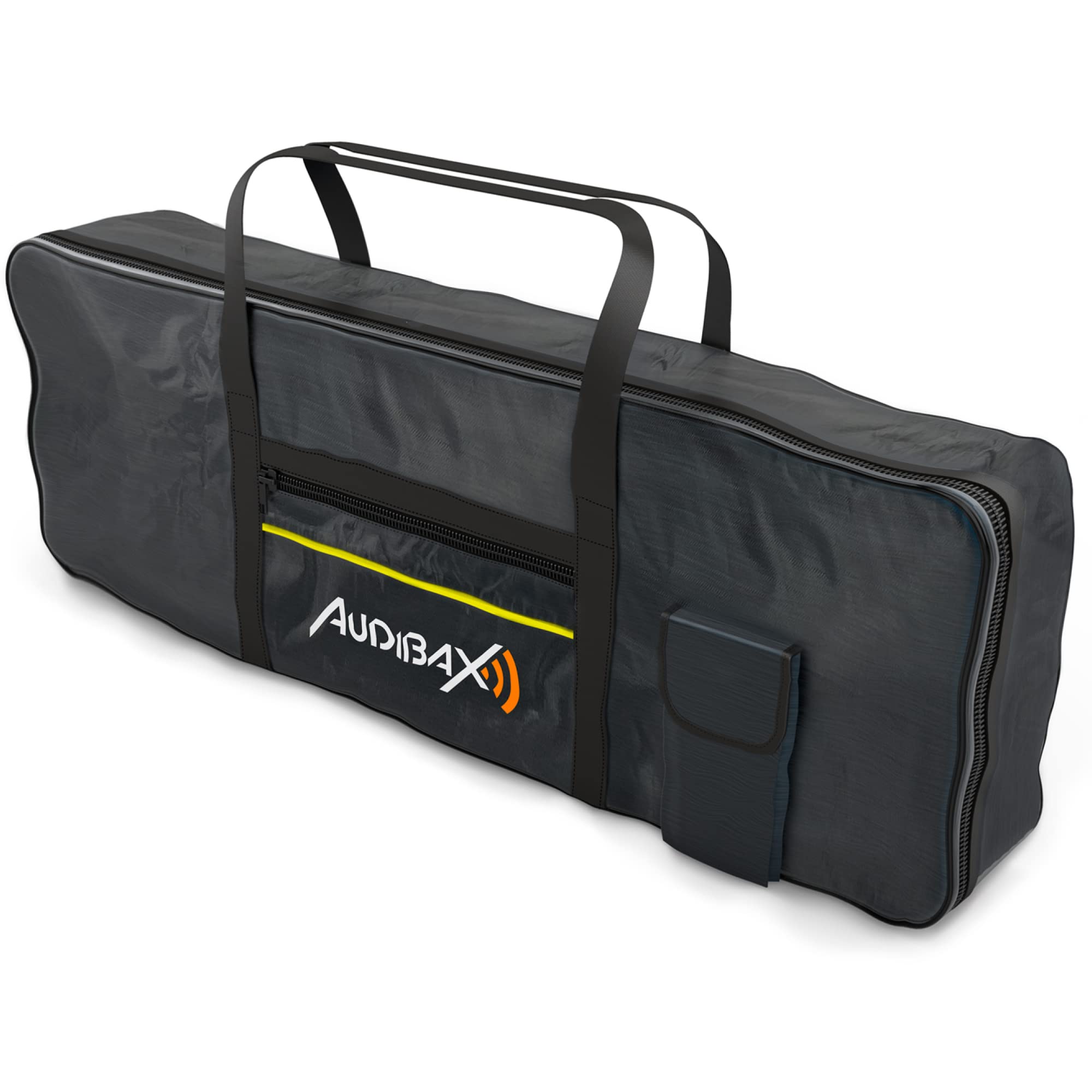Audibax Onyx Pack Single Soporte de Teclado + Funda Teclado 61 Teclas