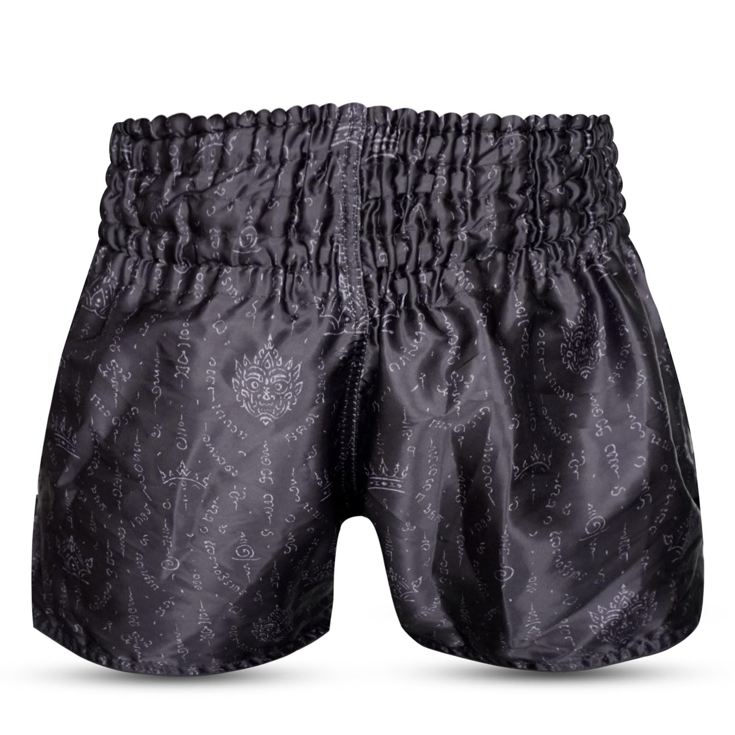 Buddha Fight Wear Pantalón Muay Thai y Kick Boxing Kanok – Short Profesional en Satén Premium, Diseño Multicolor, Ligero y Resistente.