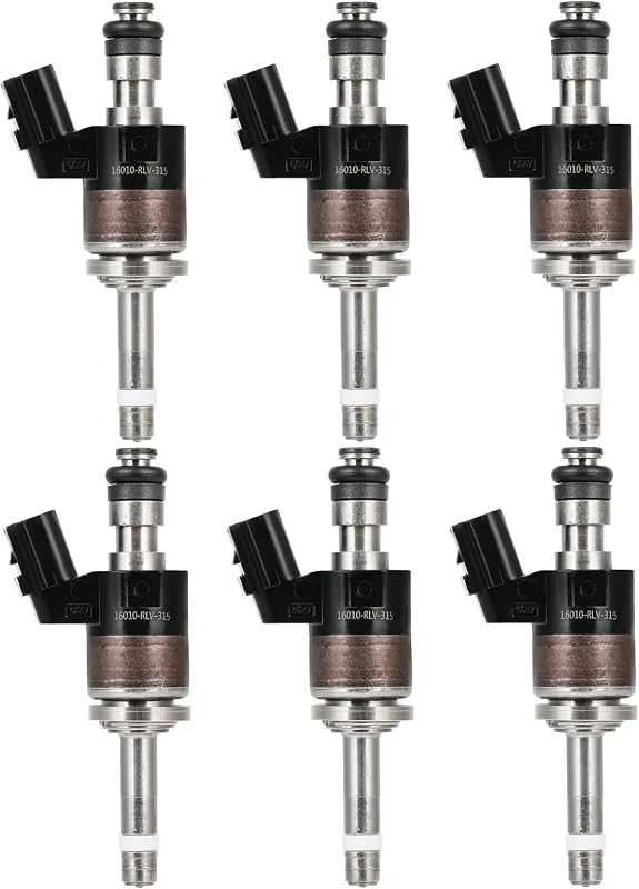 Kit de 6 injetores de combustível SCITOO FJ1372 para Honda Odyssey, Pilot e Ridgeline 3.5L