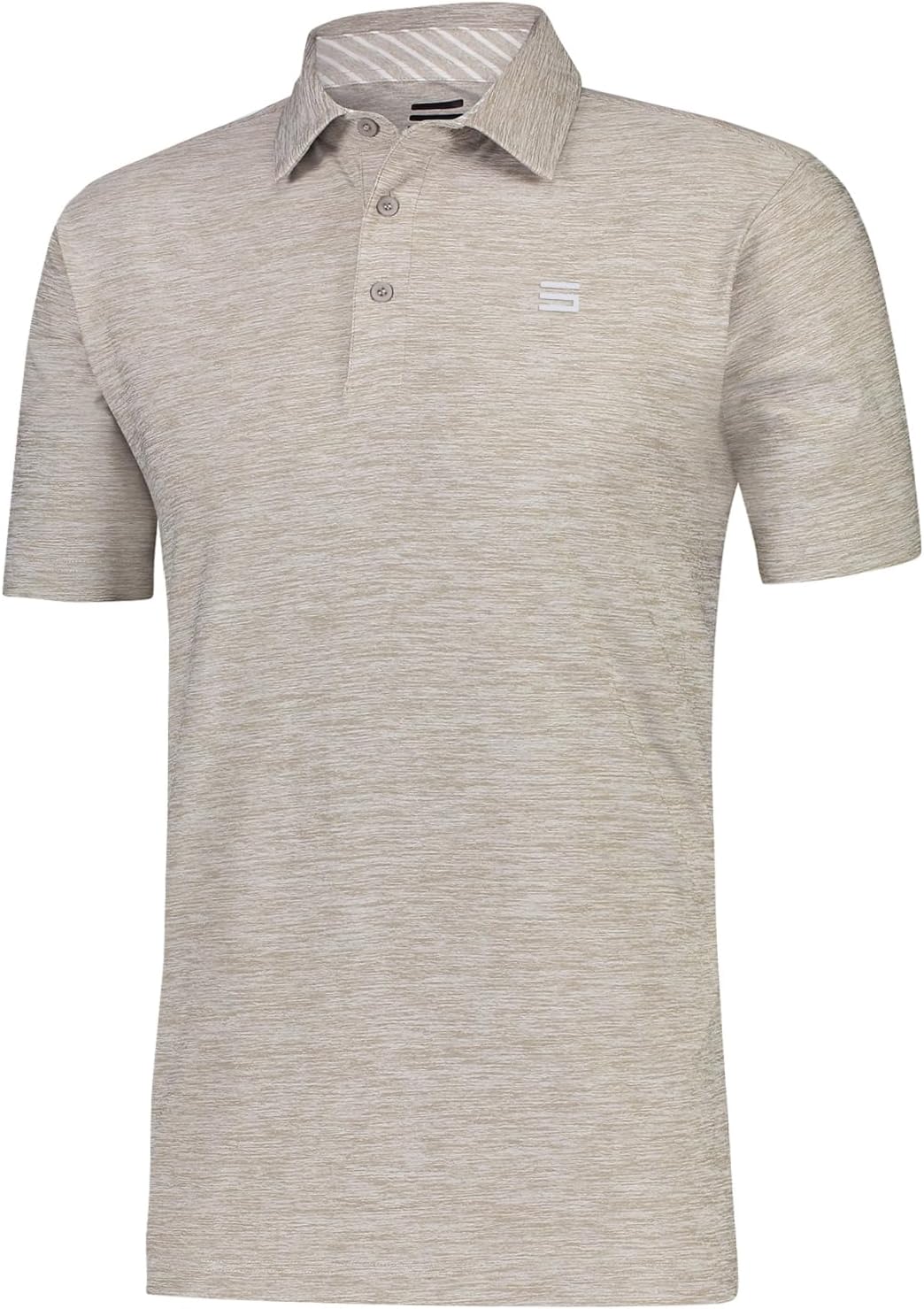 Three Sixty SixGolf Shirts for Men - Dry Fit Short-Sleeve Polo, Athletic Casual Collared T-Shirt