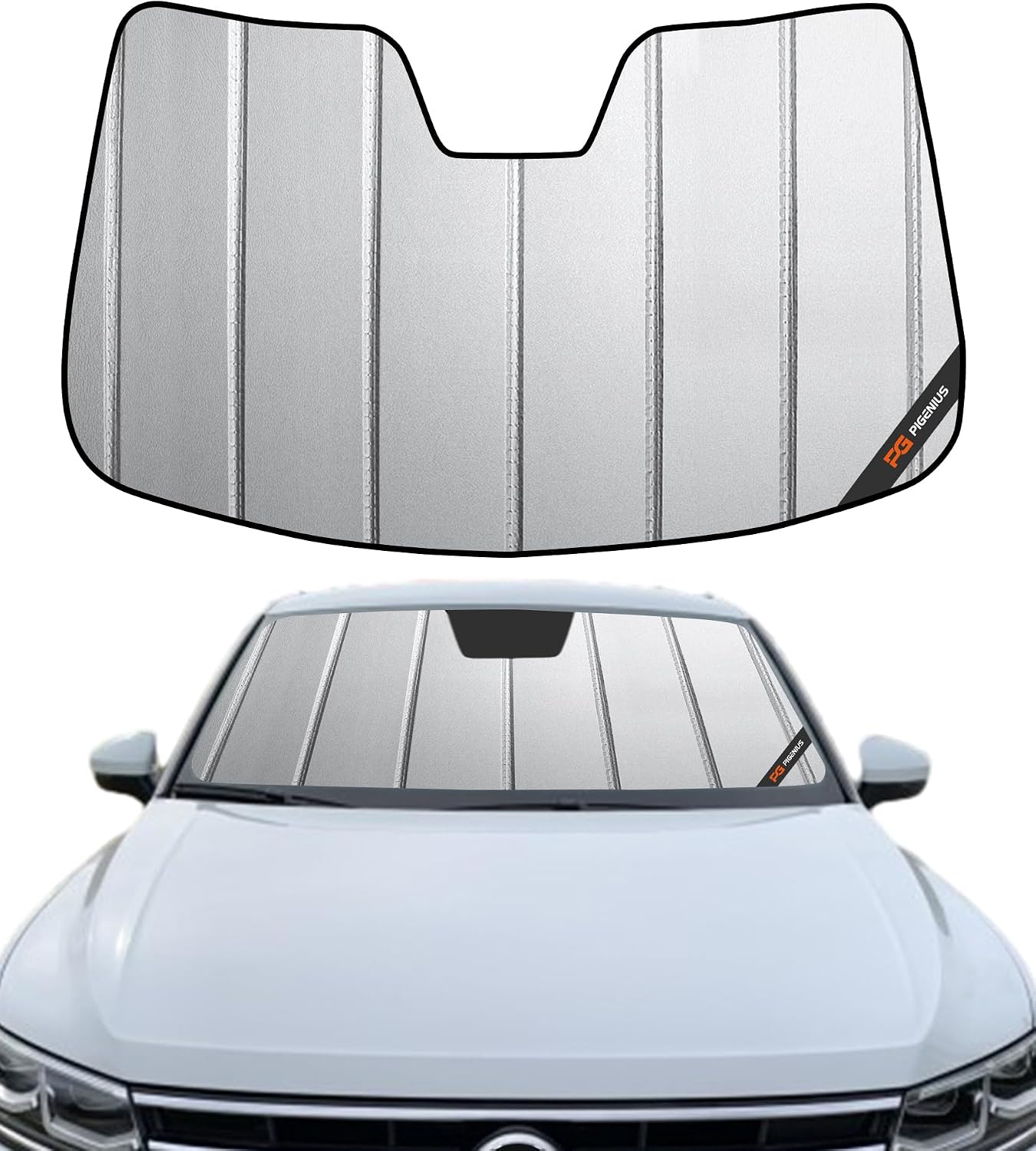 Pigenius Windshield Sunshade for Volkswagen Tiguan 2009-2017, Tiguan Limited 2018 - Safeguard