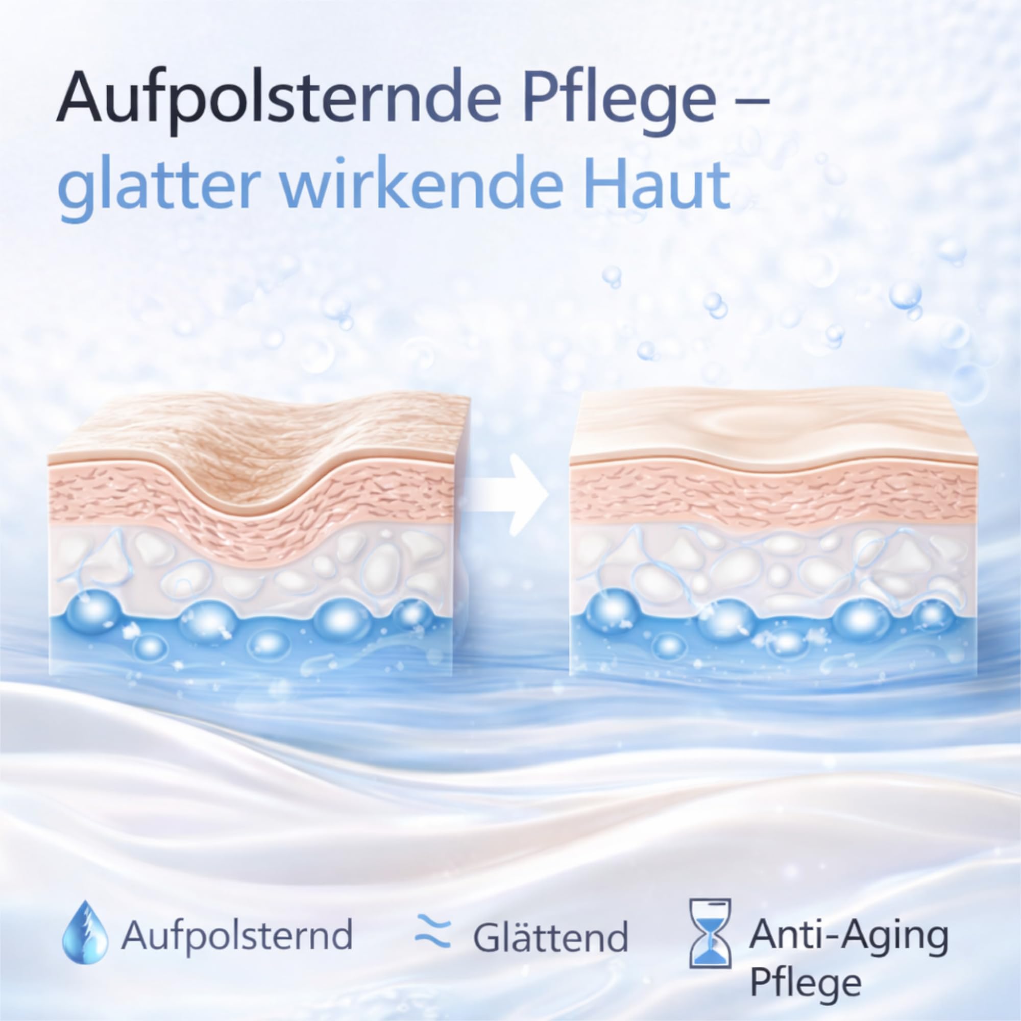 TEOXANE Advanced Filler Creme trockene Haut – Hyaluron Gesichtscreme Anti Aging, feuchtigkeitsspendende Faltencreme, aufpolsternde Gesichtspflege, regenerierende Dermokosmetik, MATRIXYL 3000, 50ml