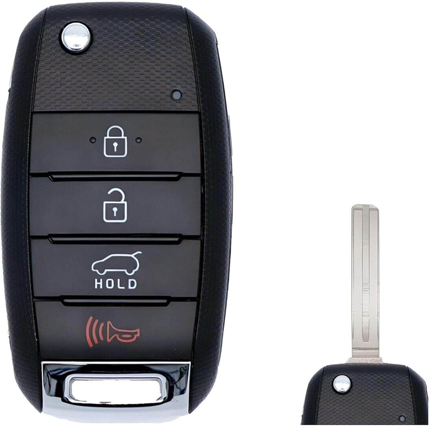 1x New Replacement Key Fob Remote Compatible with & Fit for 2013-2015 Kia Sorento - TQ8RKE-3F05 - MPN TQ8-RKE-3F05-02 Black