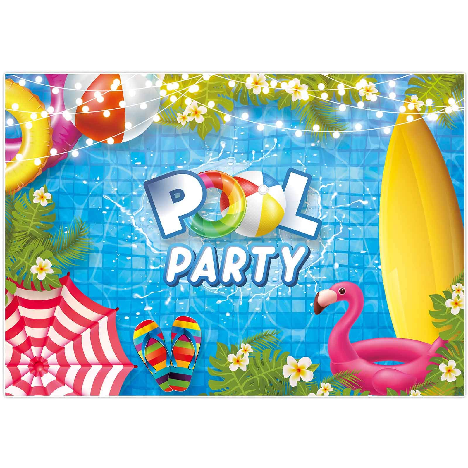 Buy Allenjoy 7x5ft Pool Party Backdrop Summer Beach Ball Tropical Palm