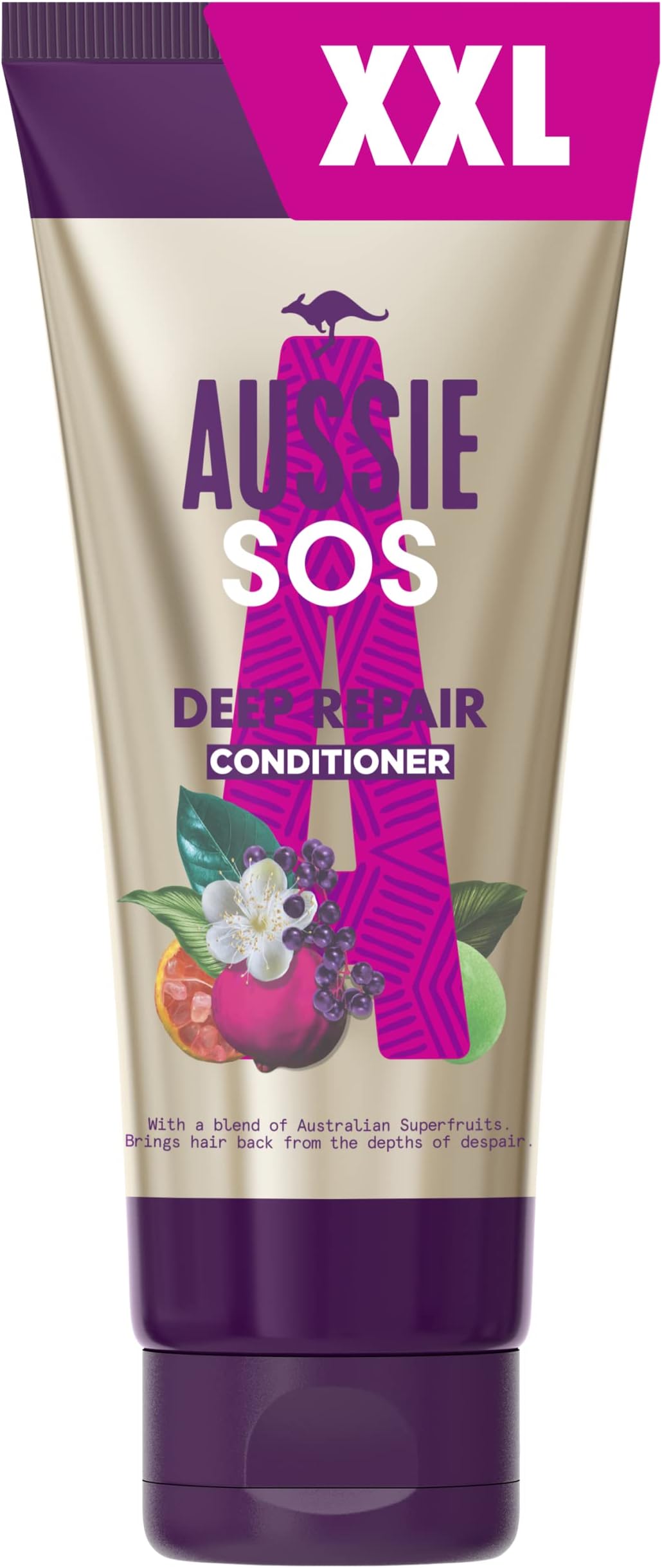 SOS Hair Conditioner Deep Treatment, Kiss of Life Hair Repair For Dry Damaged Hair, XXL VALUE PACK, 340ml
