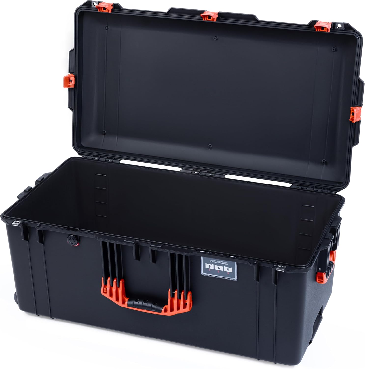 Pelican Air 1646 Case by ColorCase - Black - Large Size Waterproof Case (Case Only) - Blue Handles & Latches