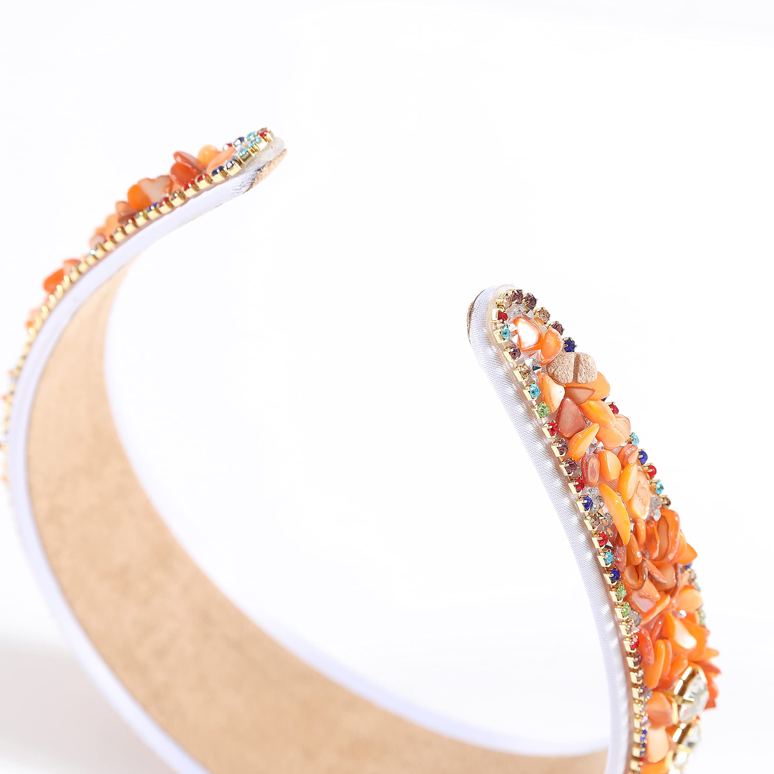 Gmmidea Rhinestone Women Headband Sparkle Diamond Crystal Headband Padded Wide Hairband Glitter Hair Accessories for Women Girls - Image 4