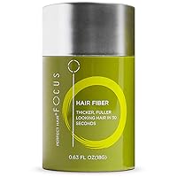 Vista 1 de Fibras capilares para adelgazar el cabello, espray de proteína de queratina natural para engrosar el cabello, fibras capilares para cabello