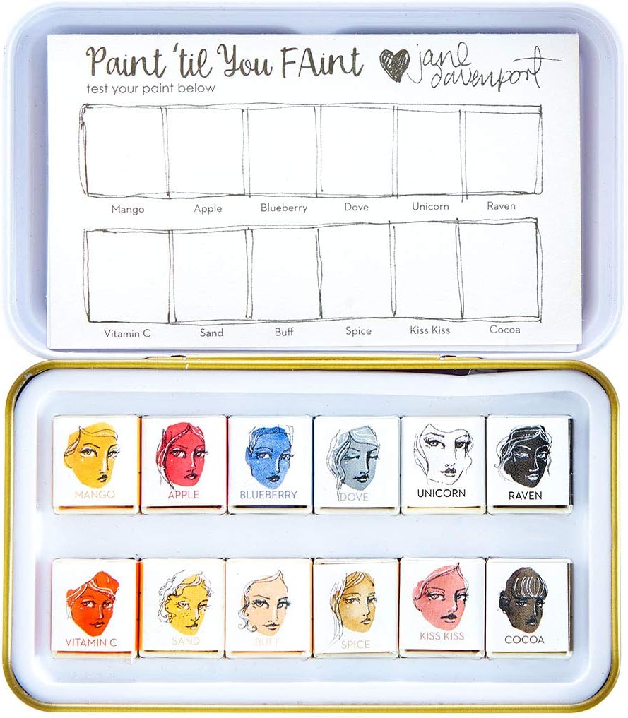 Jane Davenport WATERCOLOR PALETTE NEUTRALS