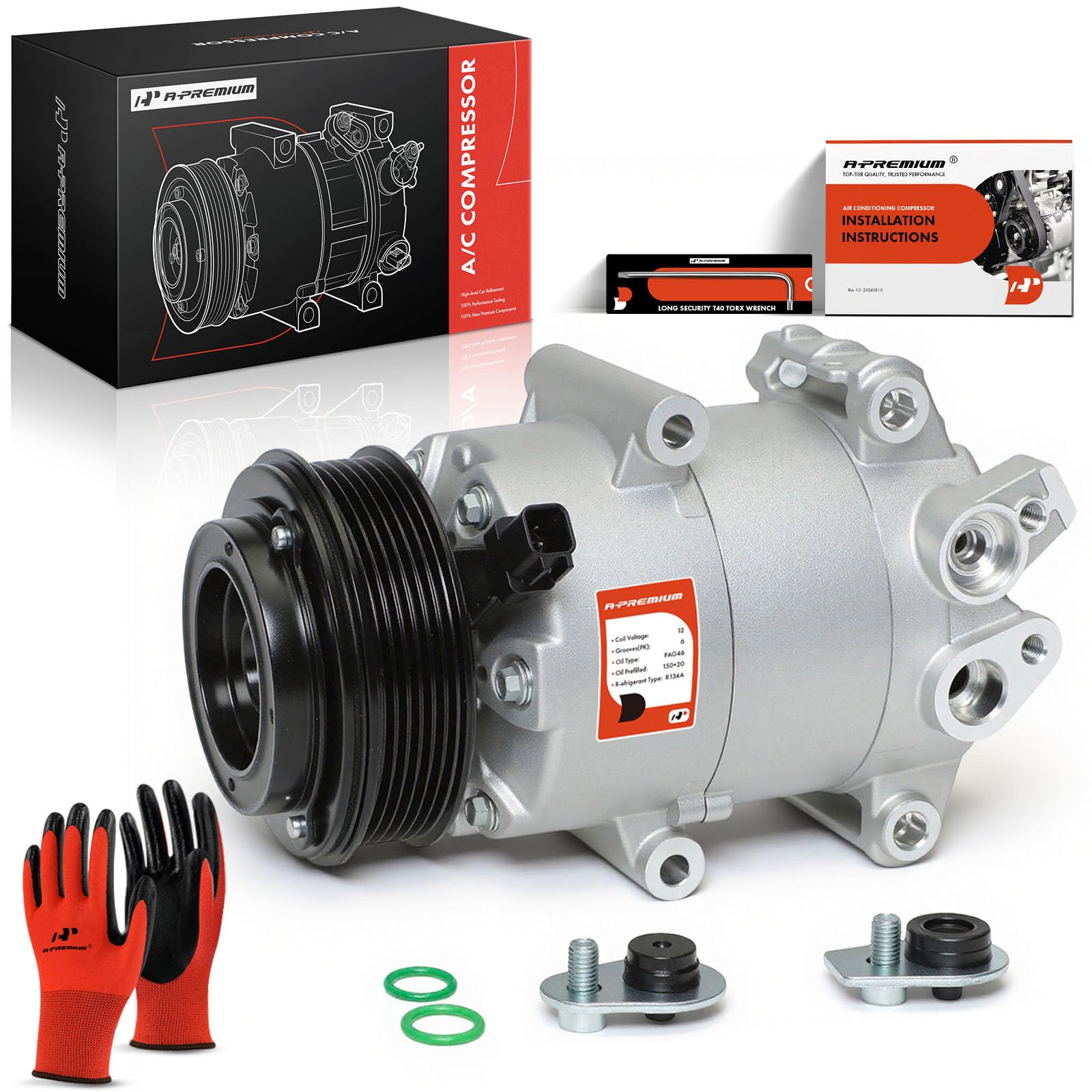 Photo 1 of ***USED/DAMAGED*** A-Premium Air Conditioner AC Compressor with Clutch