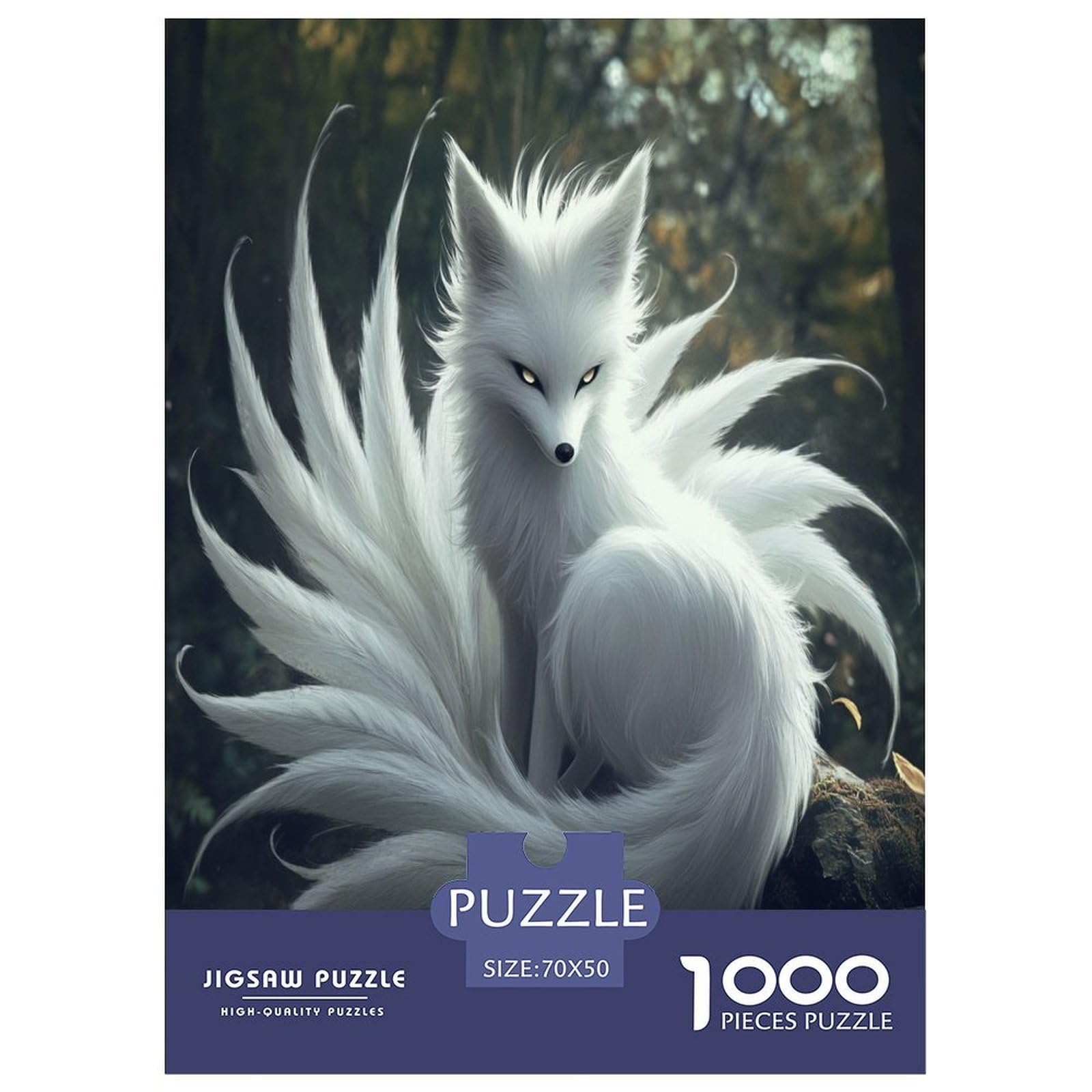 Rompecabezas para adultos de zorro con 1000 piezas, el regalo ideal para compartir con amigos 8