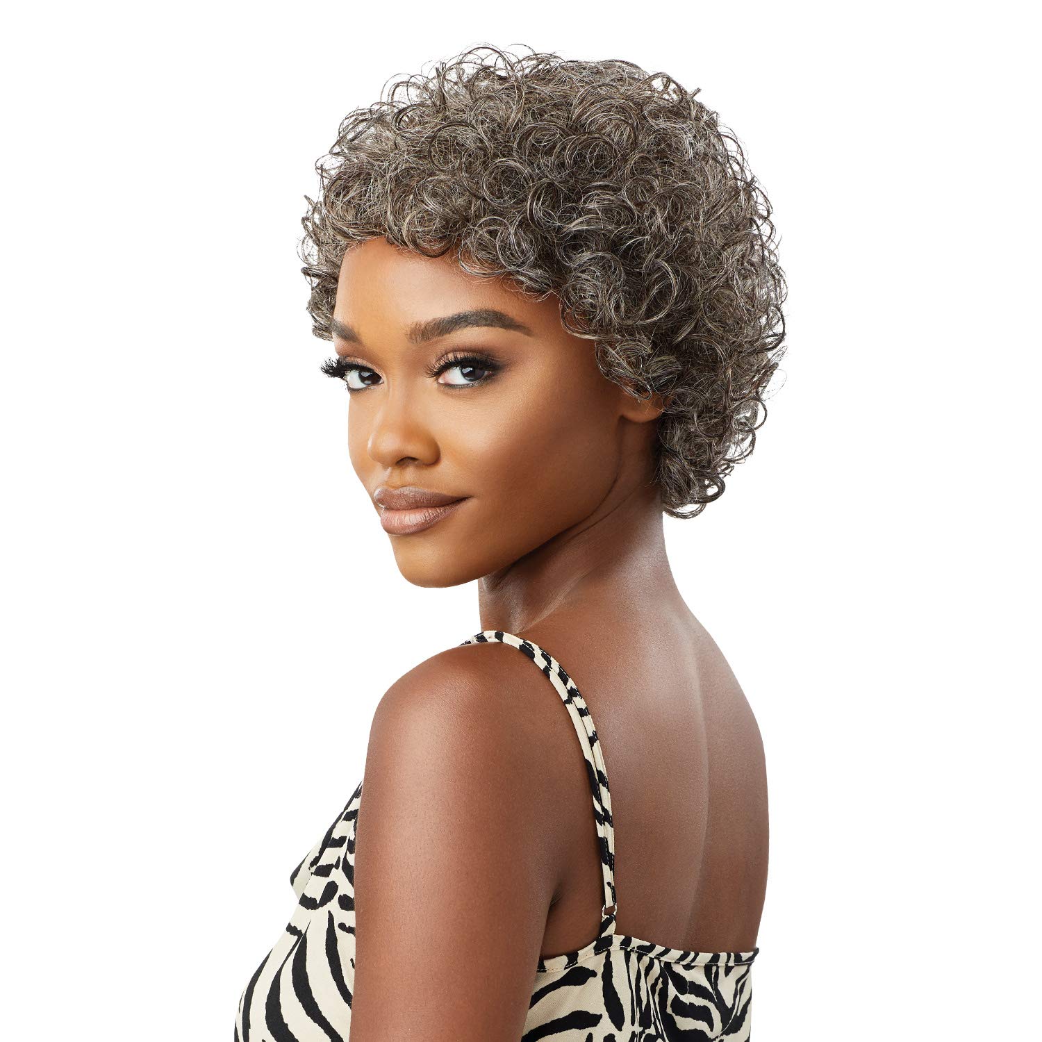 Fab & Fly Gray Glamour Unprocessed Human Hair Wig -VERONICA (OM34/44/51)