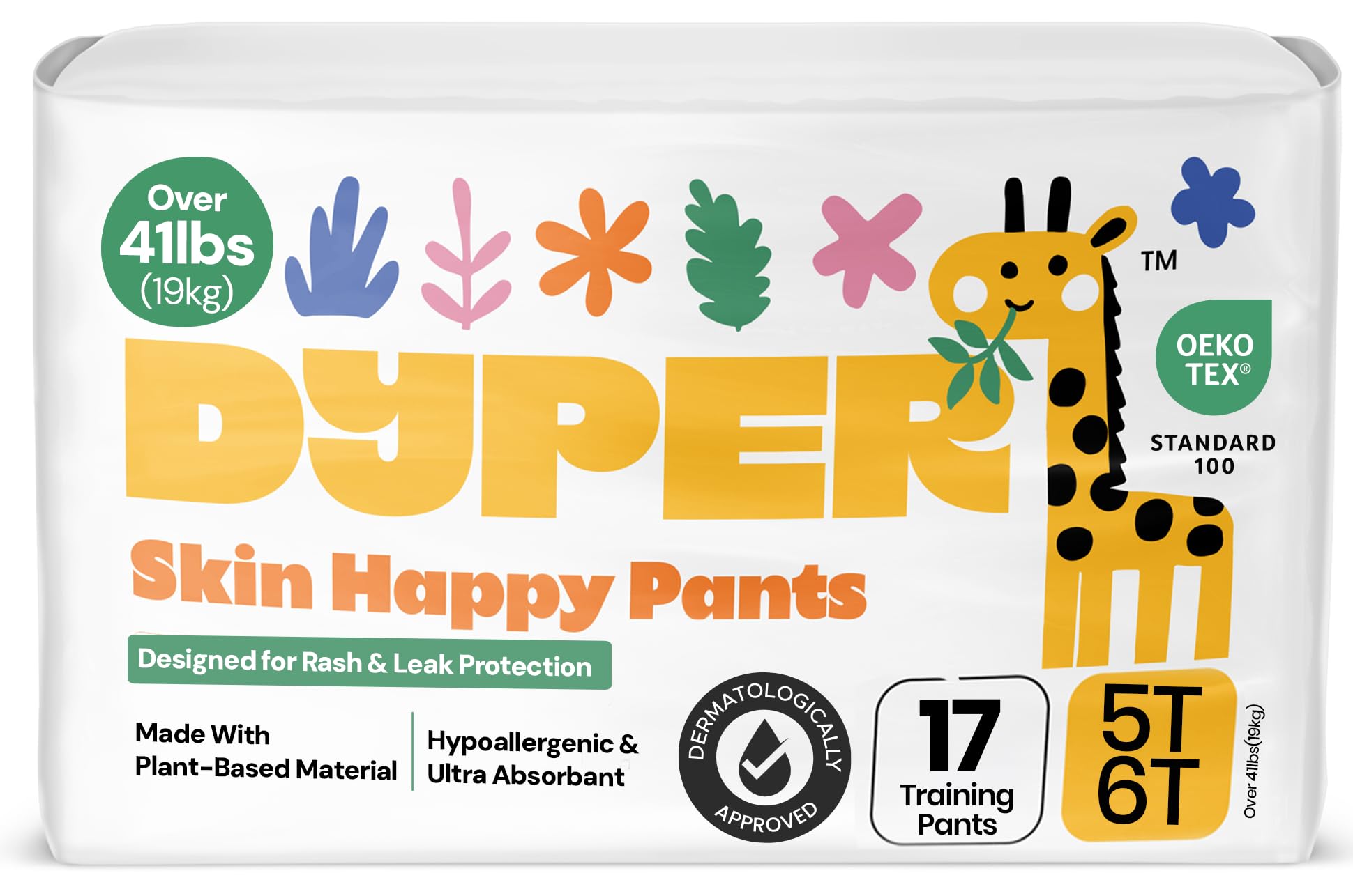 DYPER Toddler Training Pants 5T-6T