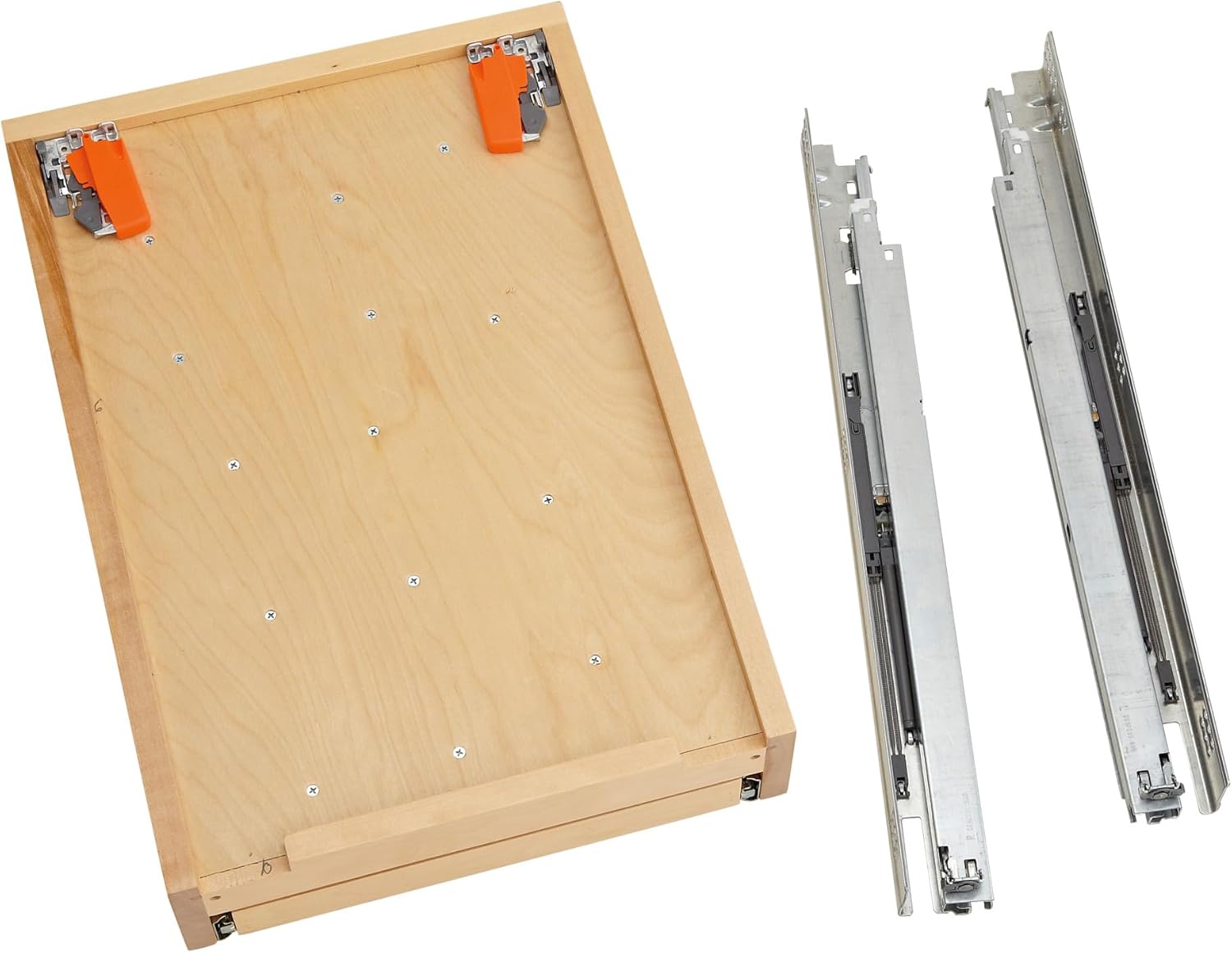 REV-A-SHELF Wood Base Cabinet Charging Drawer Replacement System w/Soft-Close