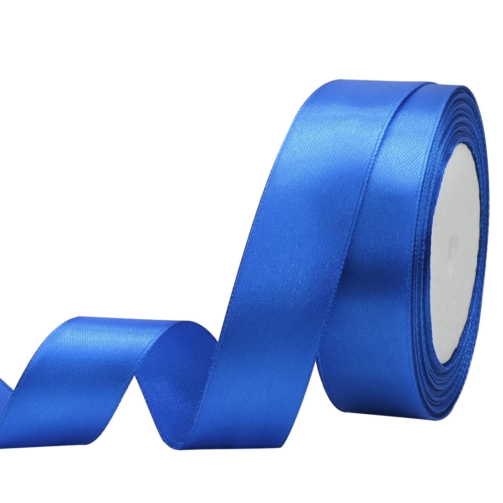 Snapklik.com : 1 Inch Royal Blue Satin Ribbon Fabric Ribbon For Gift ...
