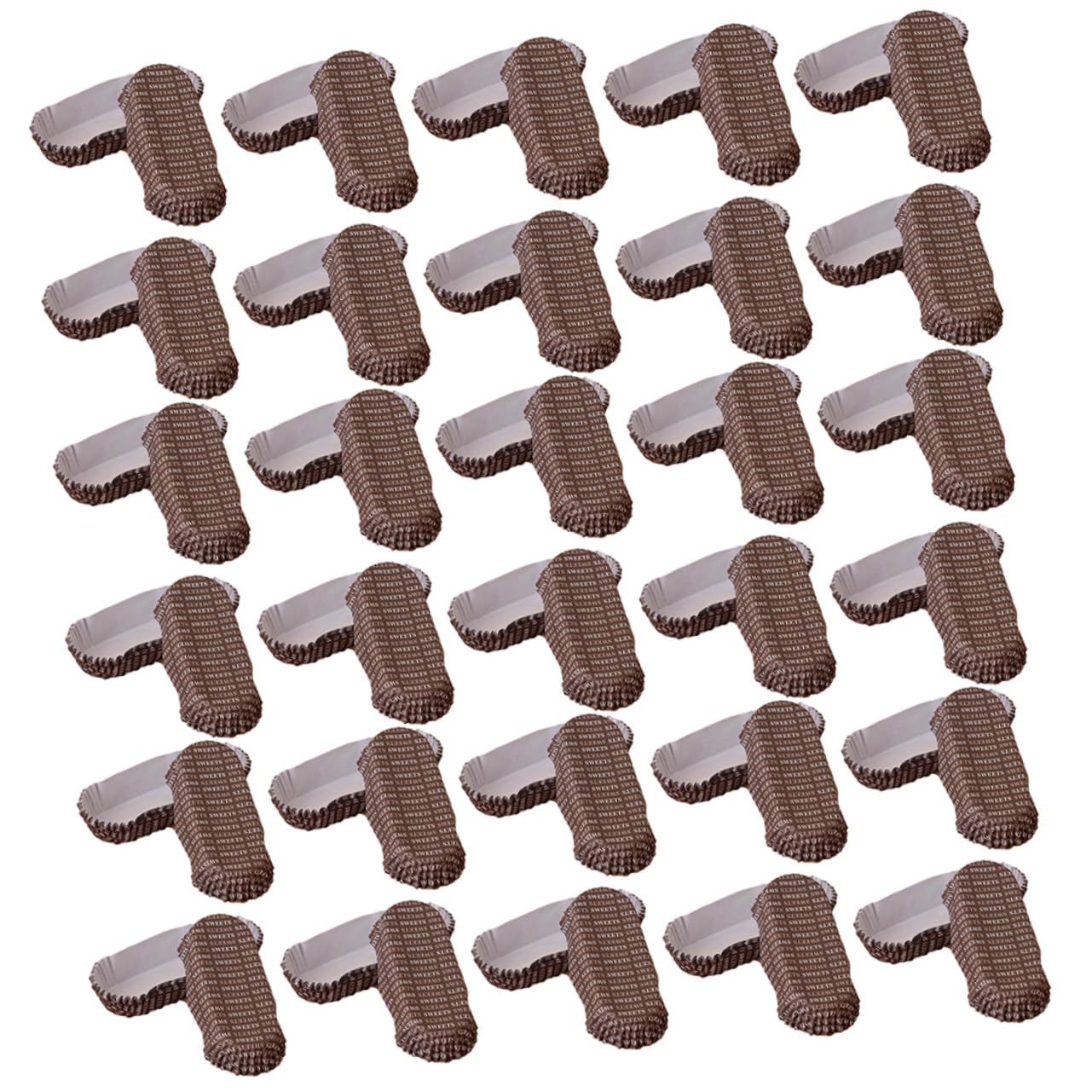 DECHOUS 100Pcs Grease Paper Hot Dog Trays Disposable Baking Cups Bread Liners for Weddings Parties and Picnics