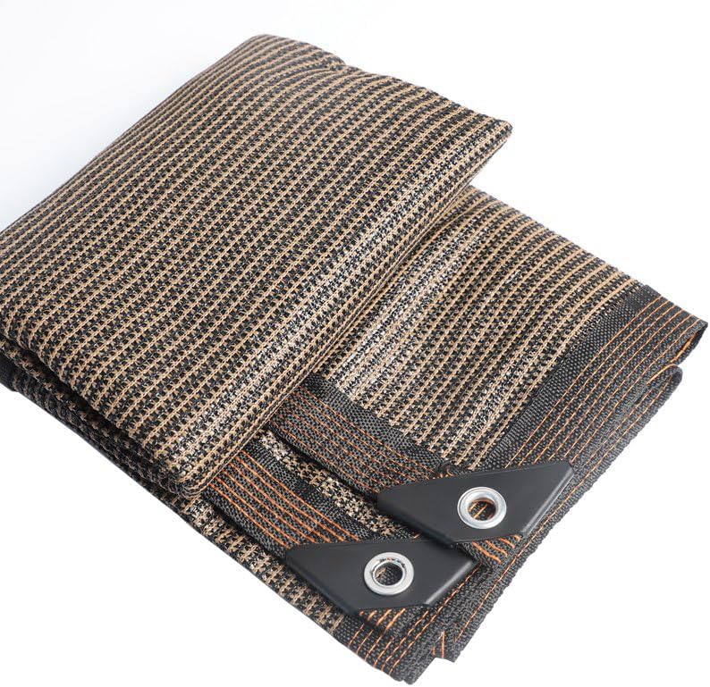 85% Protection Shade Sail - White Stripe Sunshade Canopy for Home