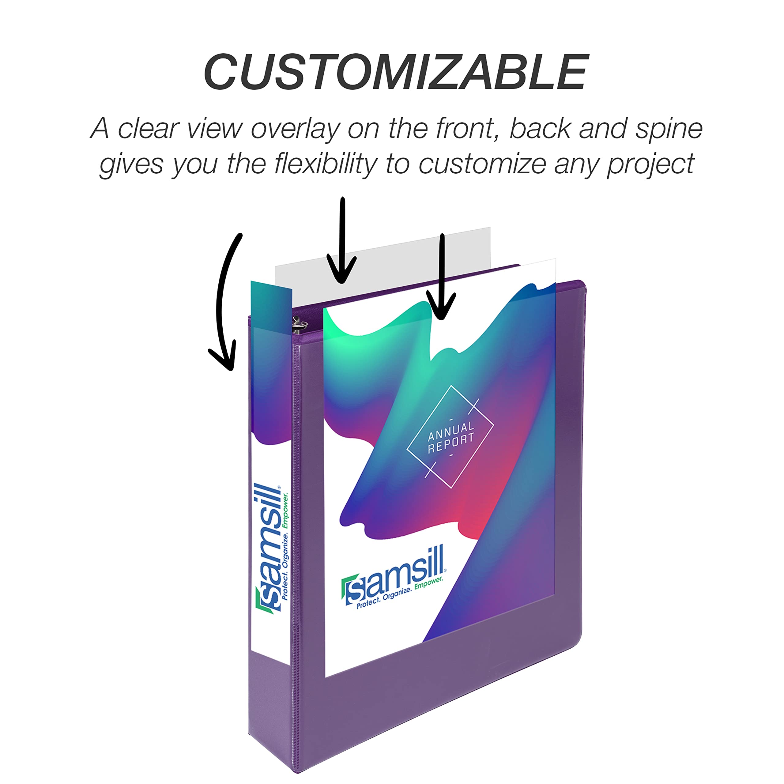 Durable 1.5 Inch Binder, Made In The USA, D Ring Binder