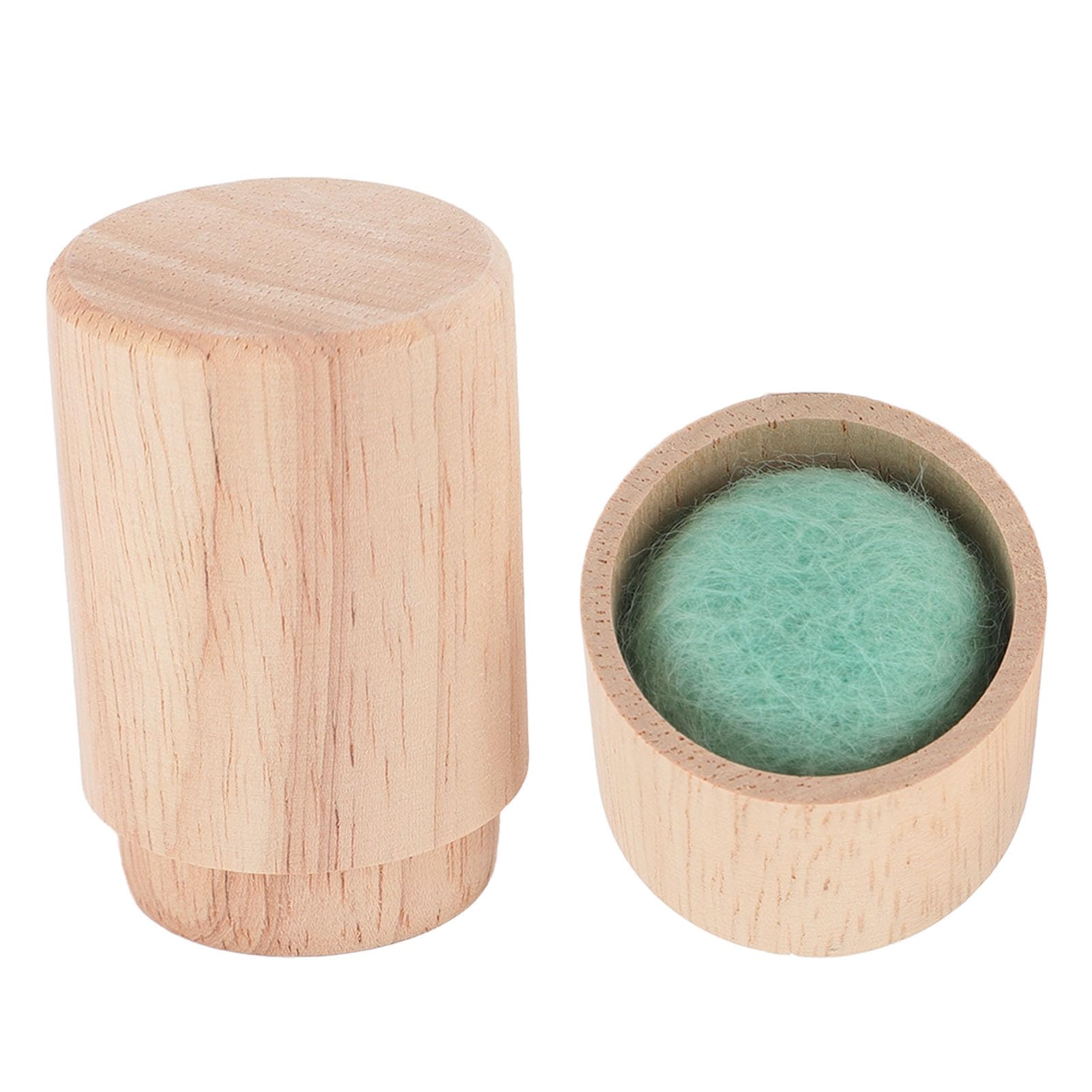 Porta aghi, con 12 aghi da cucito con apertura laterale, con coda dorata, in legno, per riporre tutti i tipi di aghi
