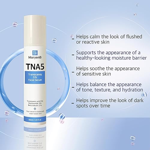 Miniatura 4 de Ácido tranexámico al 5%, suero de niacinamida, tono uniforme, alivio del enrojecimiento, hidratación mejorada, 1 onza líquida
