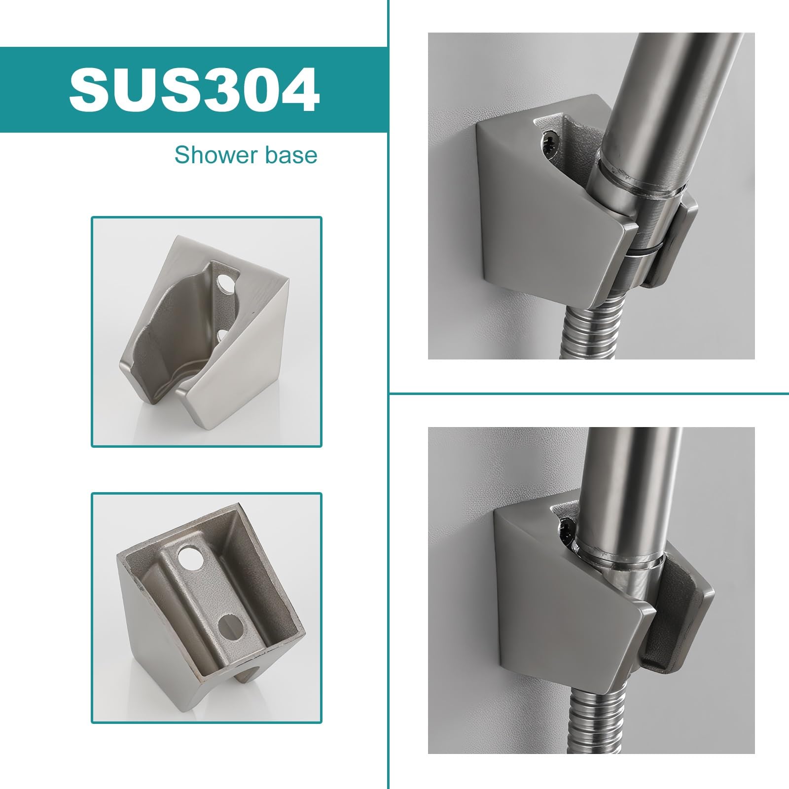 Columna de Ducha con Grifo Ducha para Baños Set de Ducha Completo sin Thermostato Monomando Conjunto Ducha Barra Altura Ajustable y Alcachofa Ducha Mano Cabezal