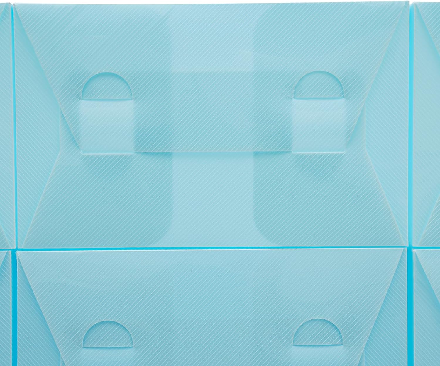 Shoe Storage Boxes Organizers, Clear Plastic Stackable 24 Pack, Shoe Rack & Holder Substitute, Sneaker Containers, Toy Storage Organizer Bins for Entryway, Closet, Under Bed, Blue
